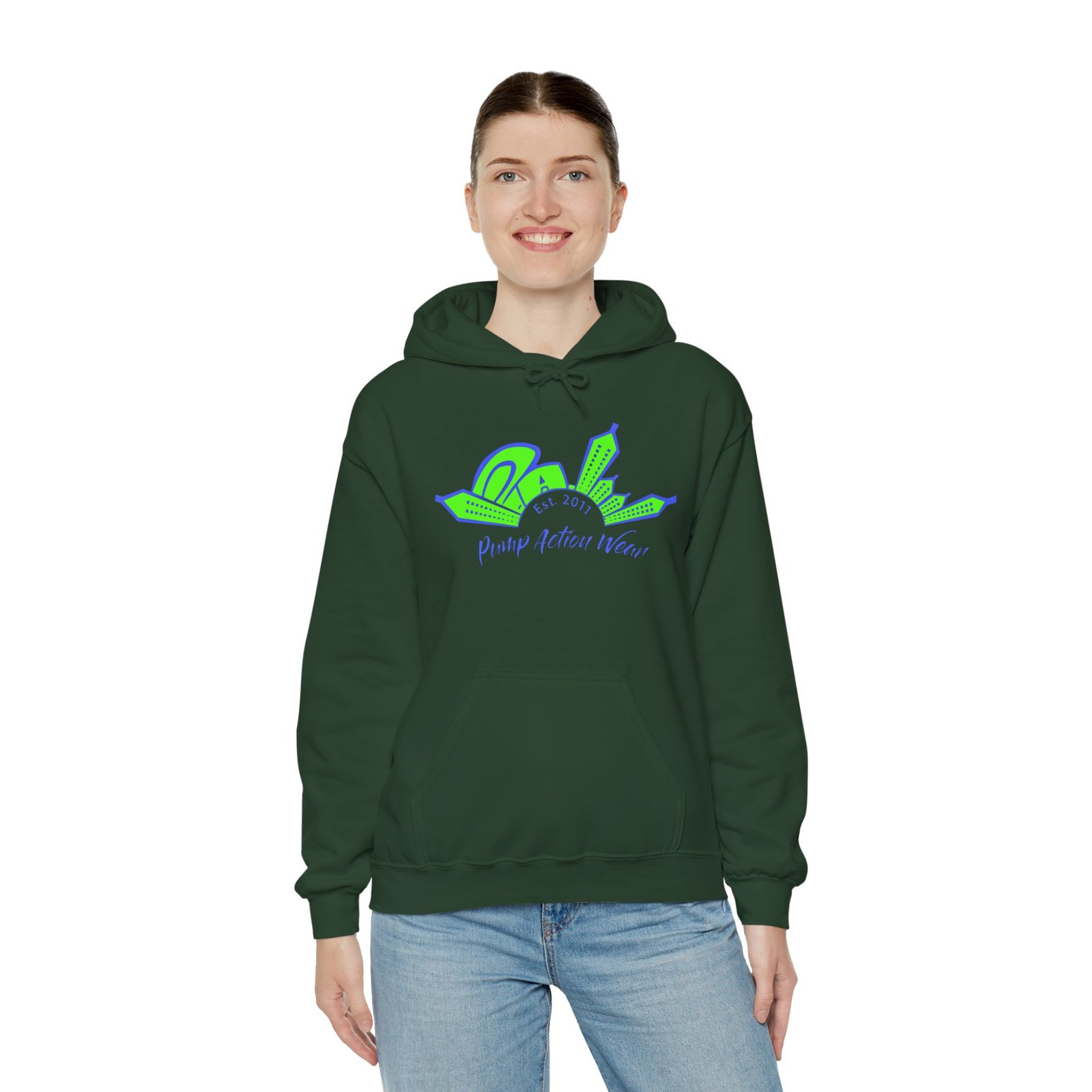 City Skyline Hoodie — "Plump Better Wear" Neon Graphic Streetwear - Image 40