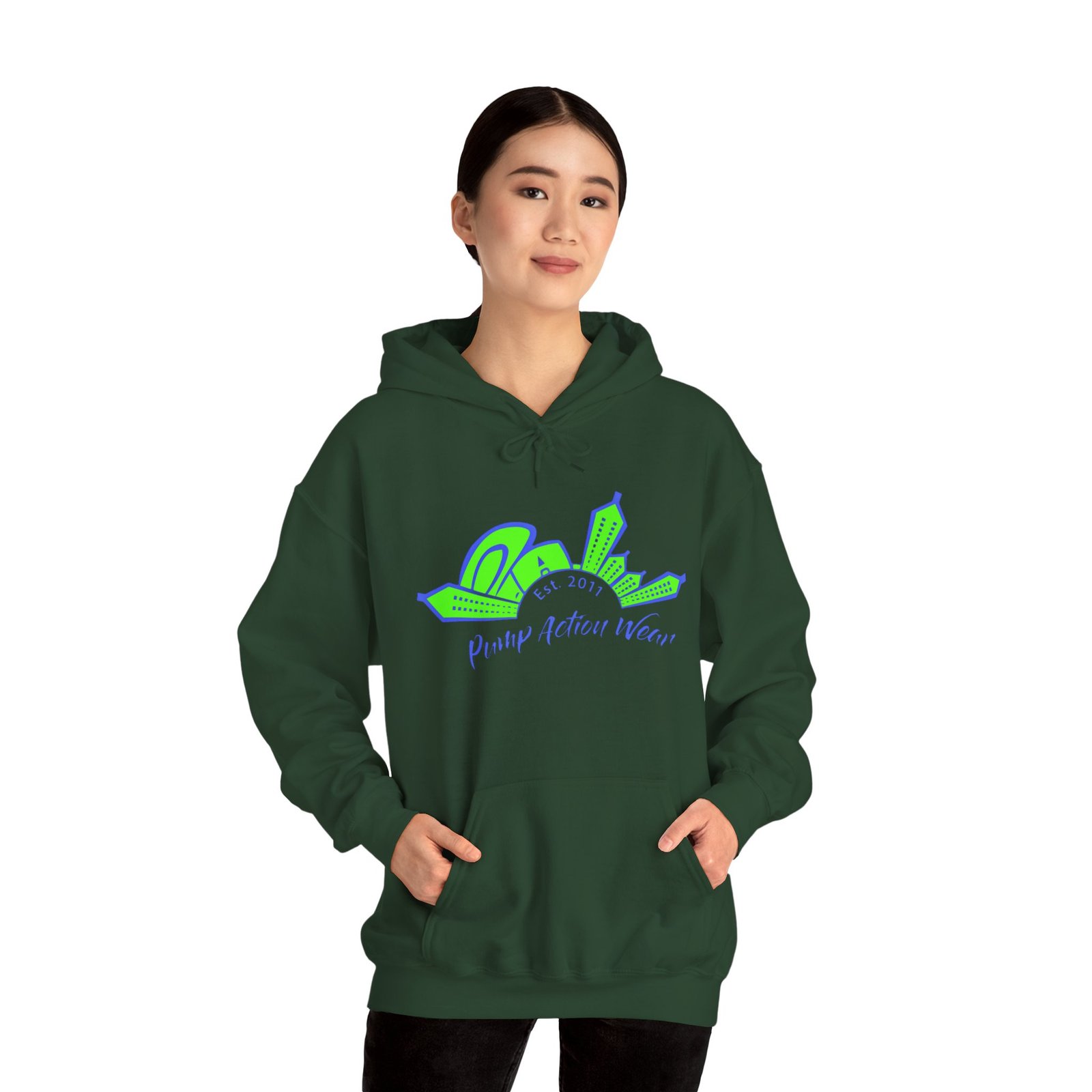 City Skyline Hoodie — "Plump Better Wear" Neon Graphic Streetwear - Image 38