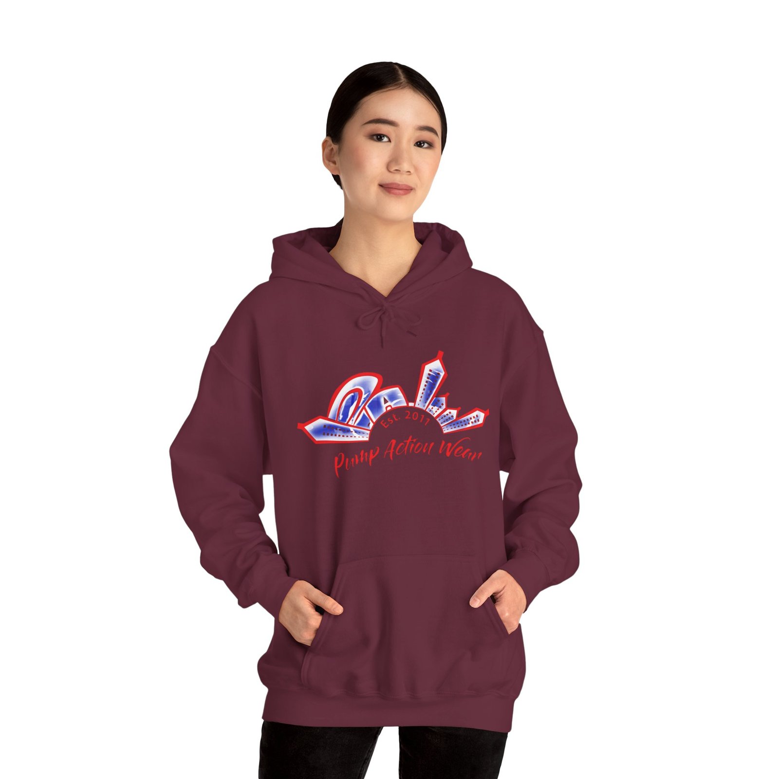 City Skyline Hoodie — 'Proud Detroit Wear' Retro Detroit Graphic Pullover - Image 22
