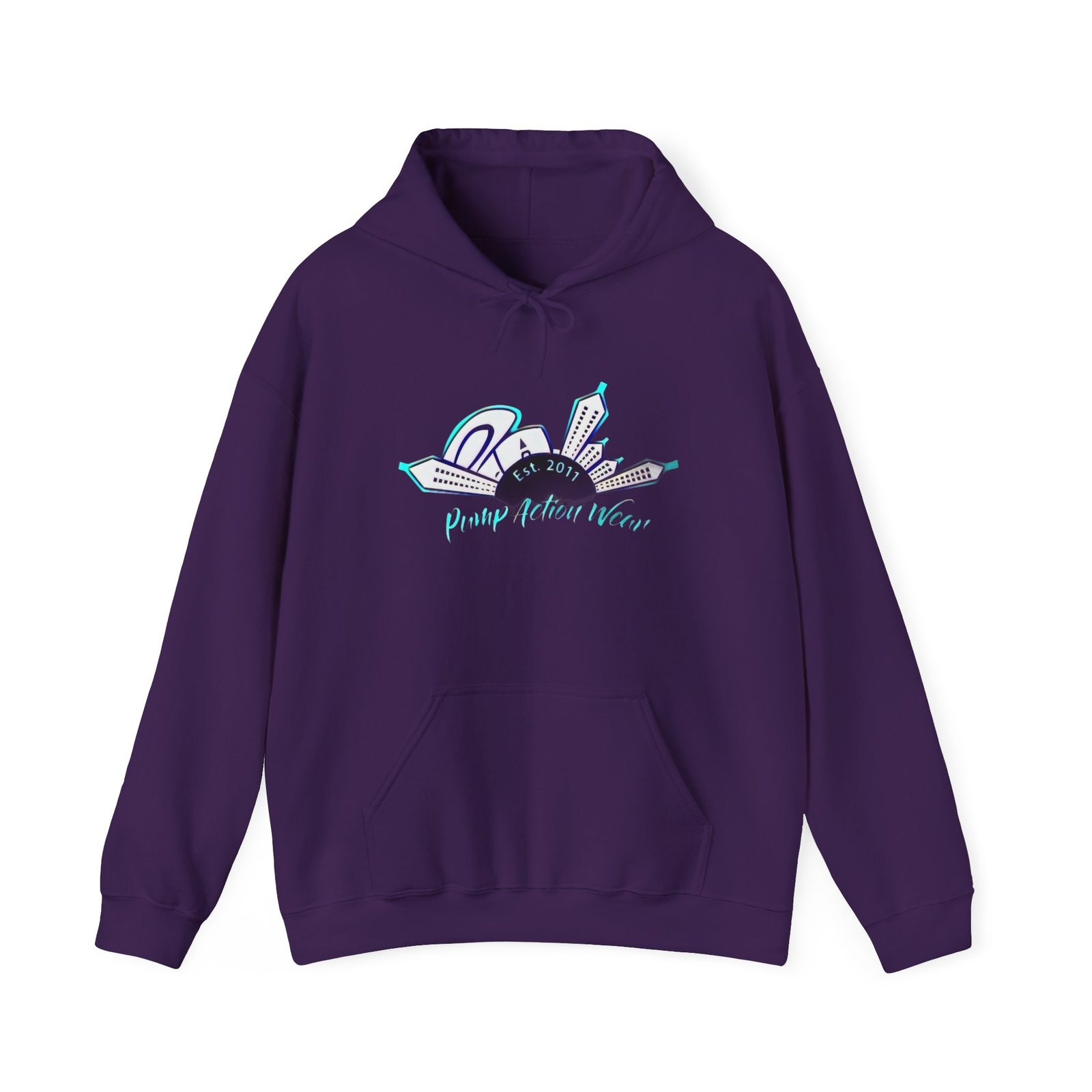 City Skyline Hoodie – "Pushing Detroit Motors" Graphic Hooded Sweatshirt - Image 33