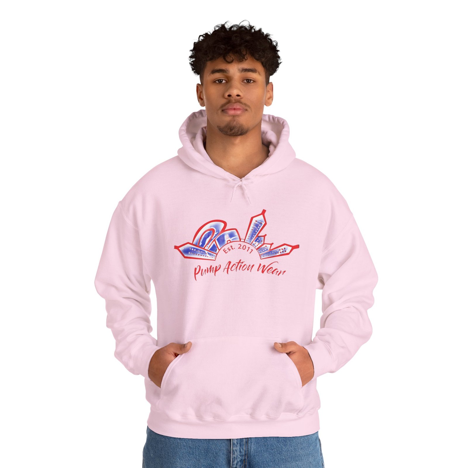 City Skyline Hoodie — 'Proud Detroit Wear' Retro Detroit Graphic Pullover