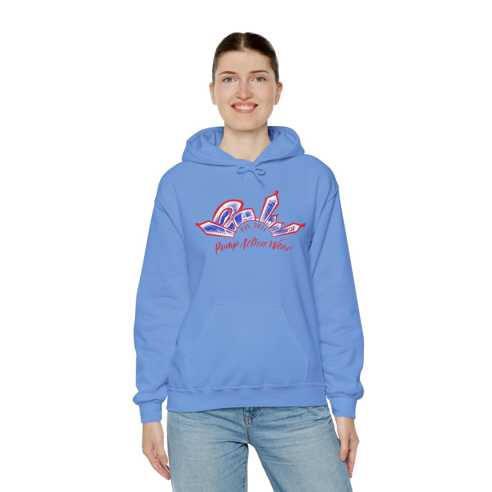 City Skyline Hoodie — 'Proud Detroit Wear' Retro Detroit Graphic Pullover - Image 44