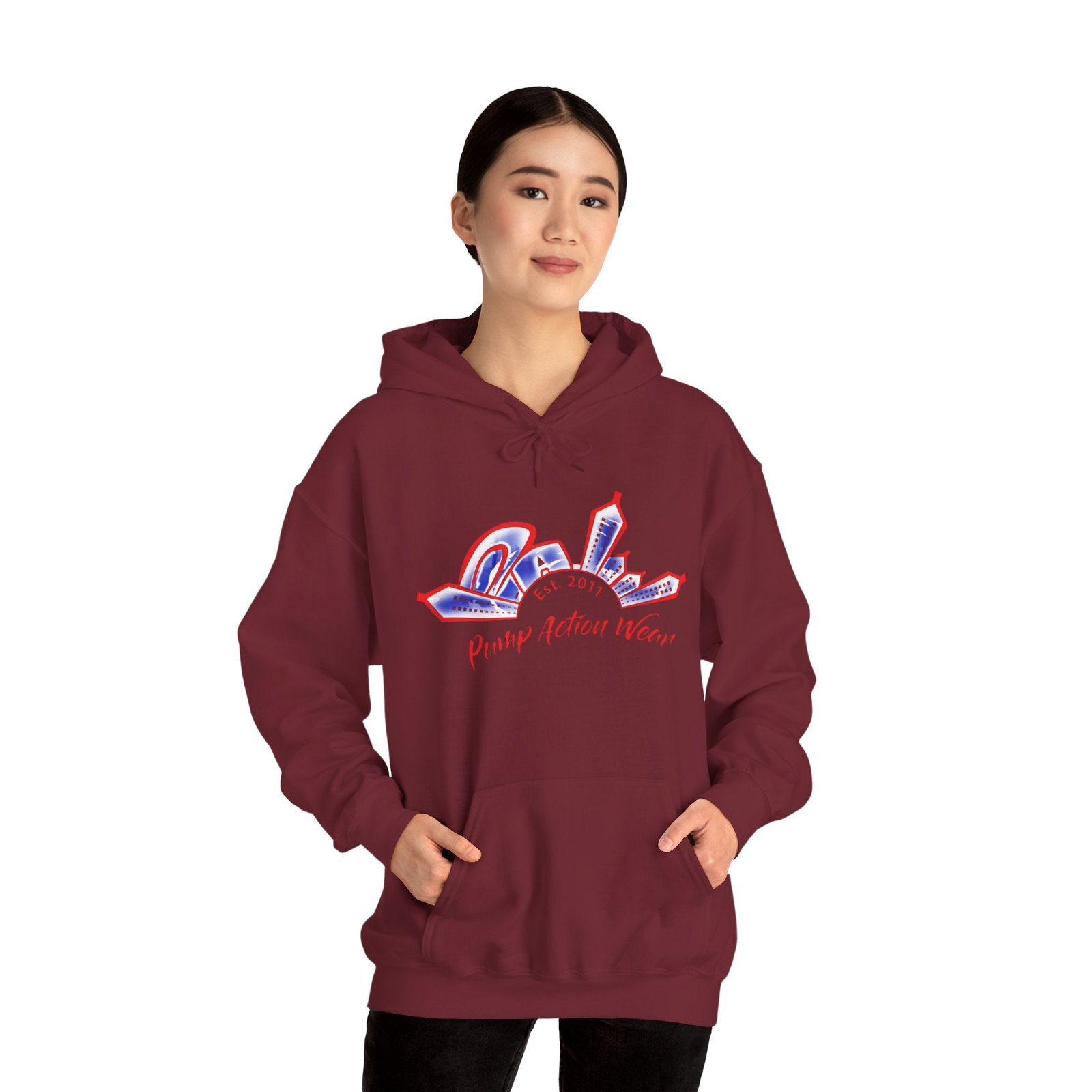 City Skyline Hoodie — 'Proud Detroit Wear' Retro Detroit Graphic Pullover - Image 54