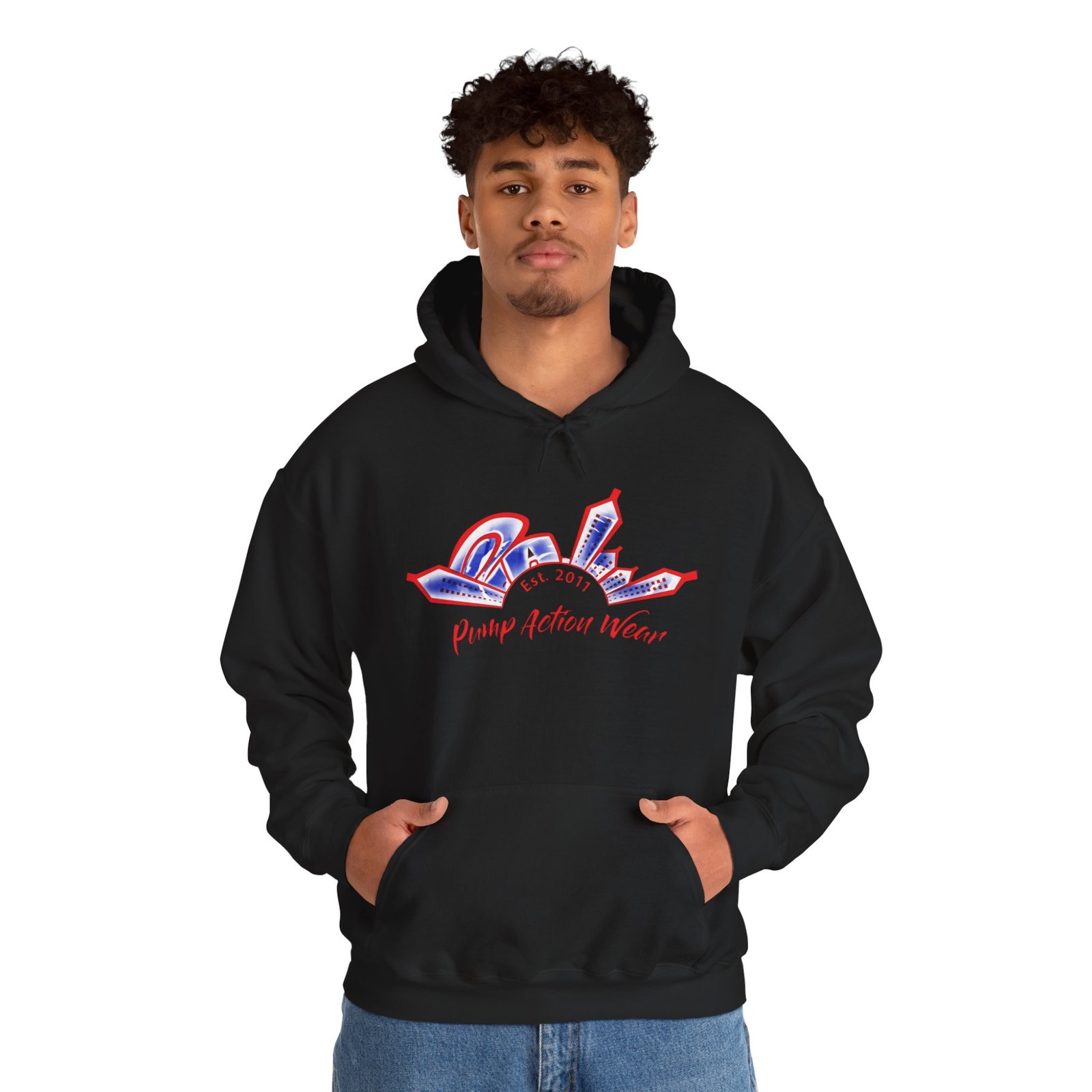 City Skyline Hoodie — 'Proud Detroit Wear' Retro Detroit Graphic Pullover - Image 11