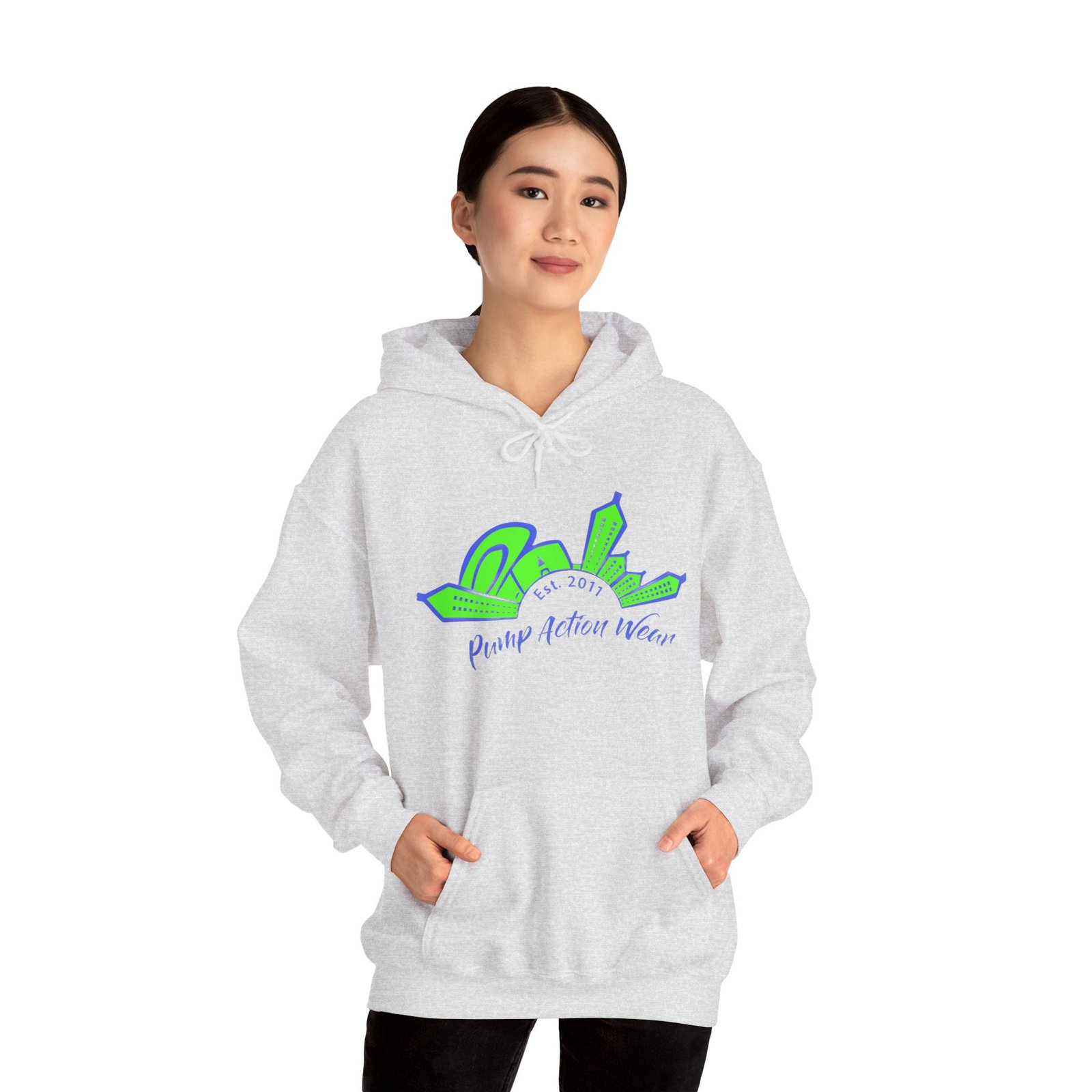 City Skyline Hoodie — "Plump Better Wear" Neon Graphic Streetwear - Image 10