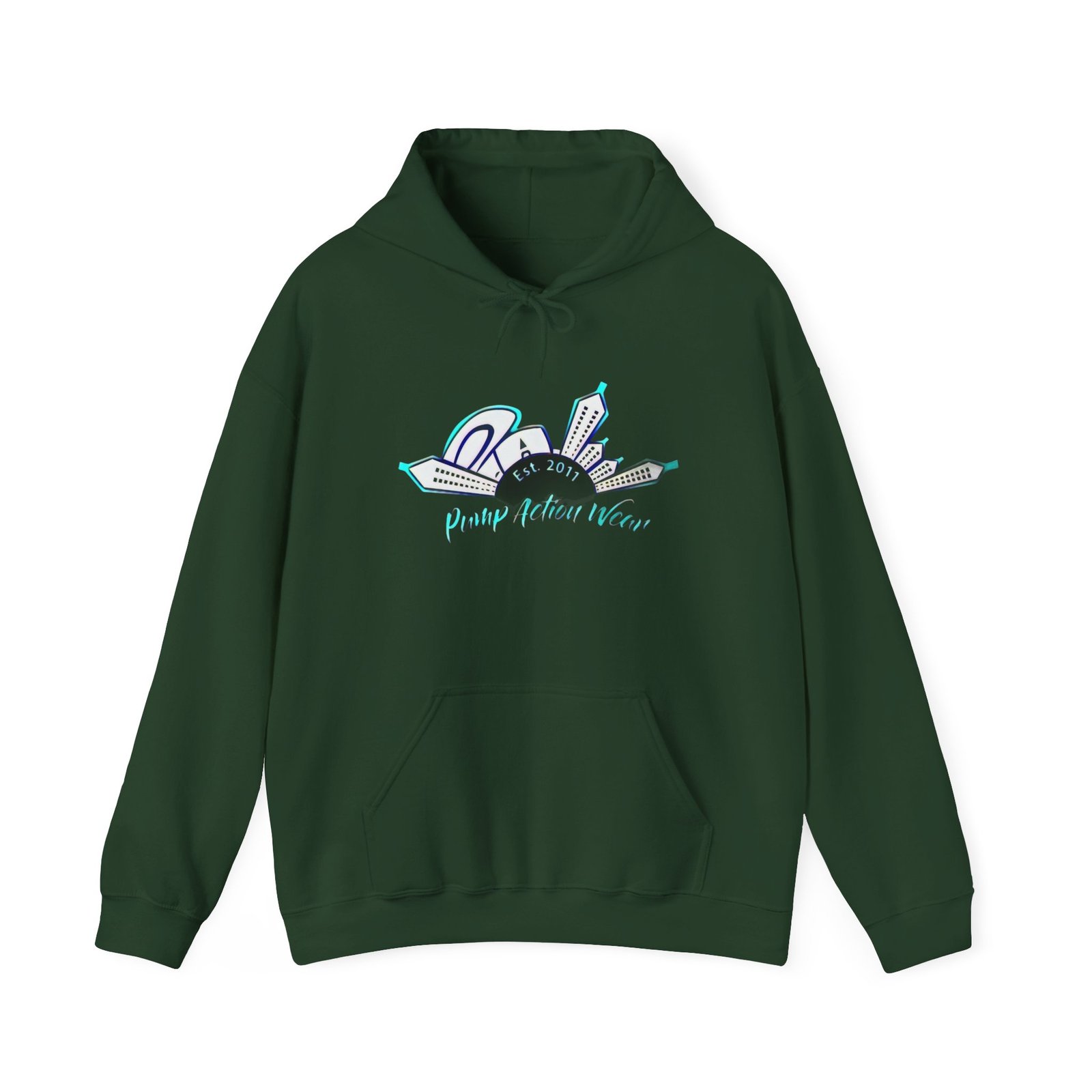 City Skyline Hoodie – "Pushing Detroit Motors" Graphic Hooded Sweatshirt - Image 13