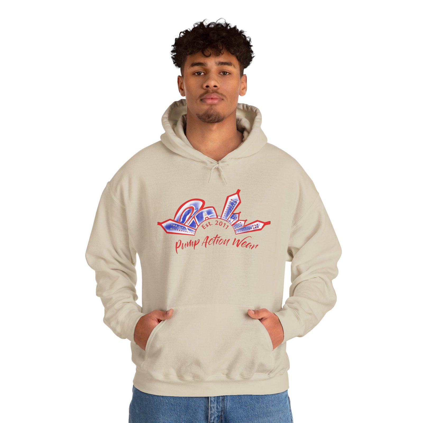 City Skyline Hoodie — 'Proud Detroit Wear' Retro Detroit Graphic Pullover - Image 15