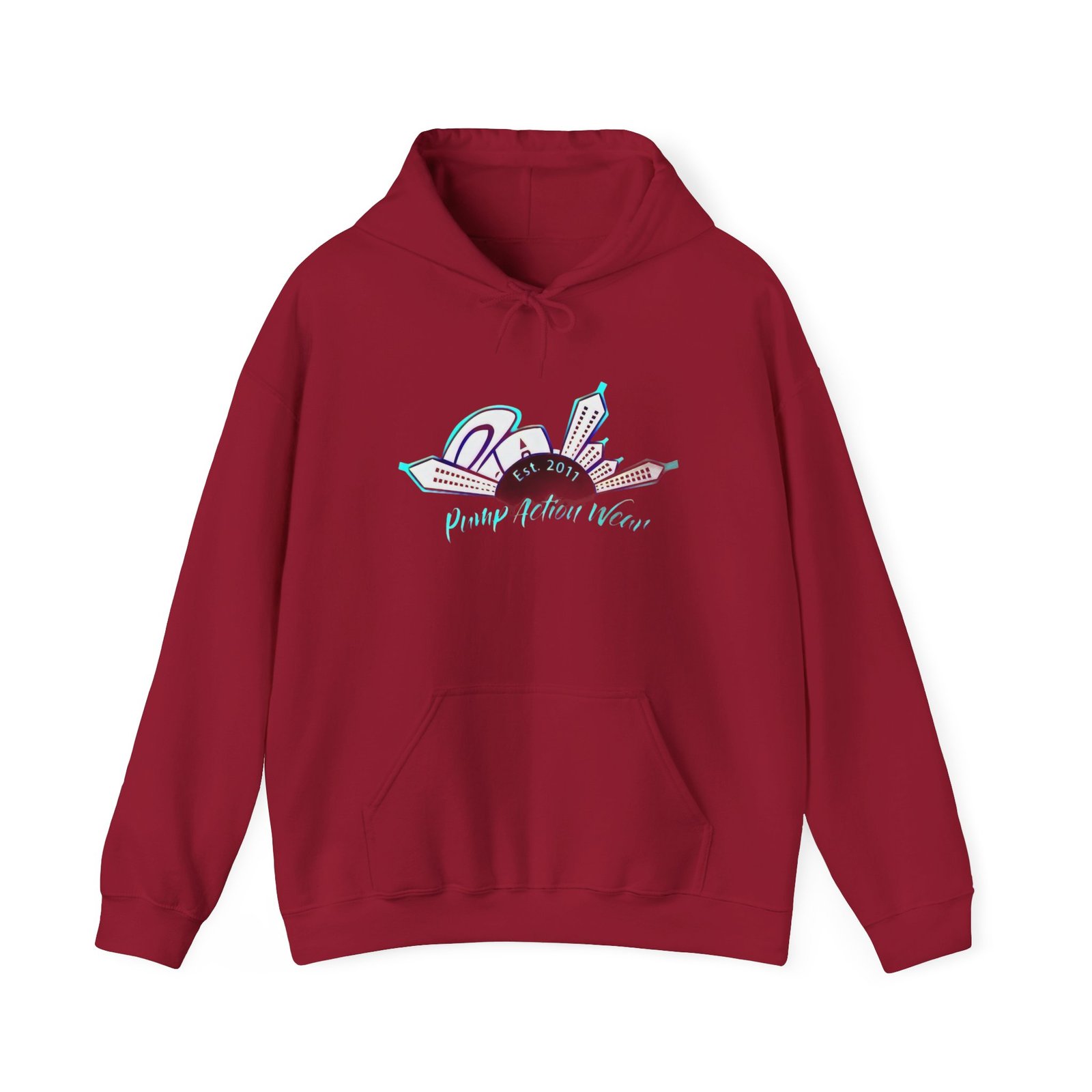 City Skyline Hoodie – "Pushing Detroit Motors" Graphic Hooded Sweatshirt - Image 41