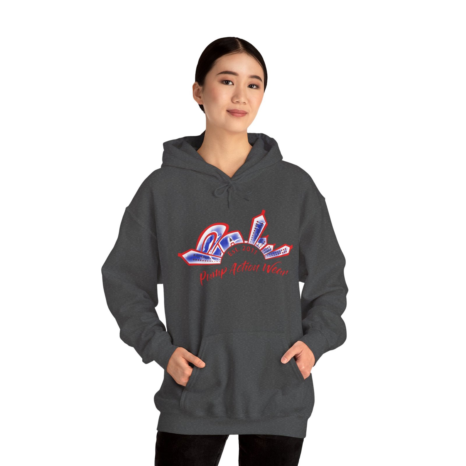 City Skyline Hoodie — 'Proud Detroit Wear' Retro Detroit Graphic Pullover - Image 34