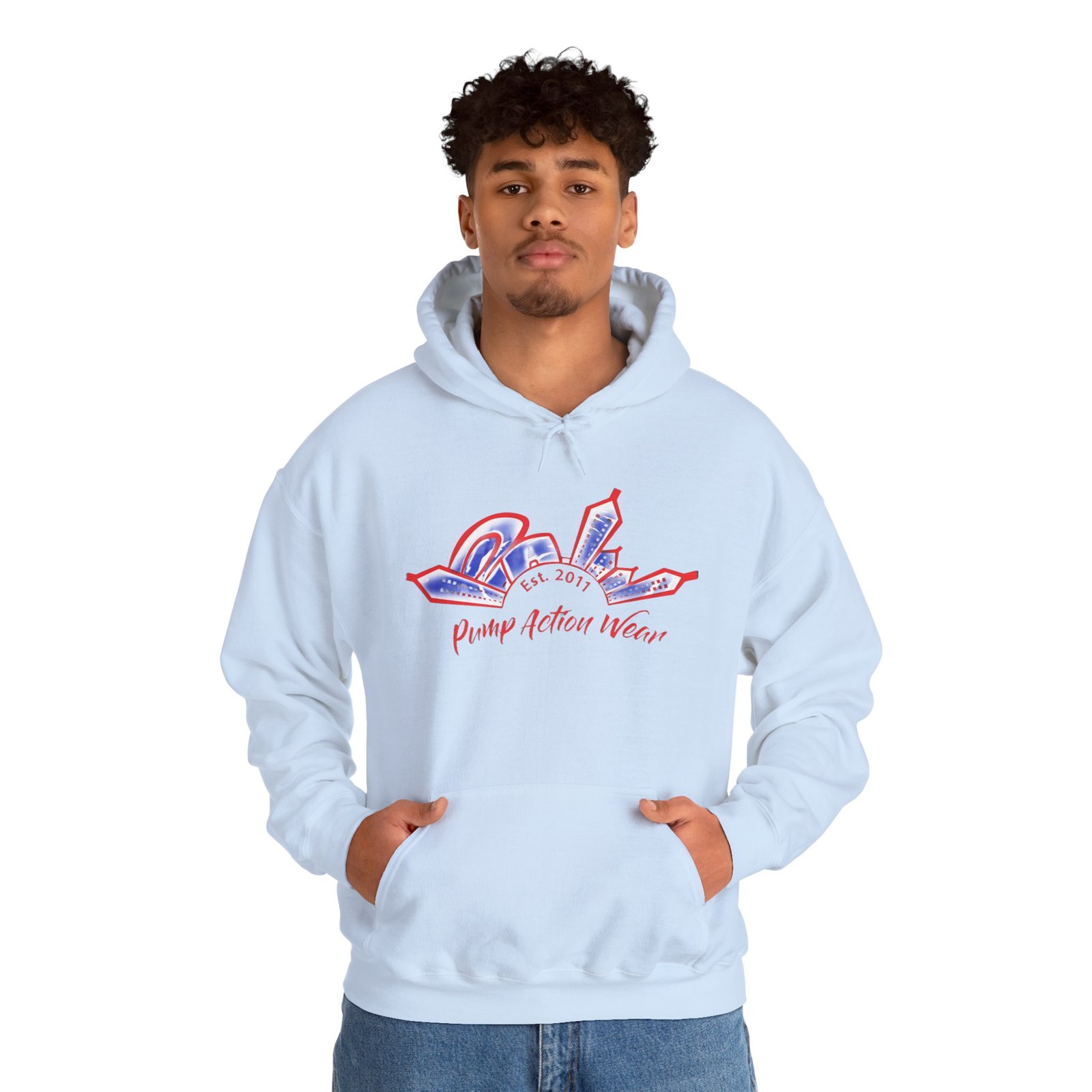City Skyline Hoodie — 'Proud Detroit Wear' Retro Detroit Graphic Pullover - Image 39