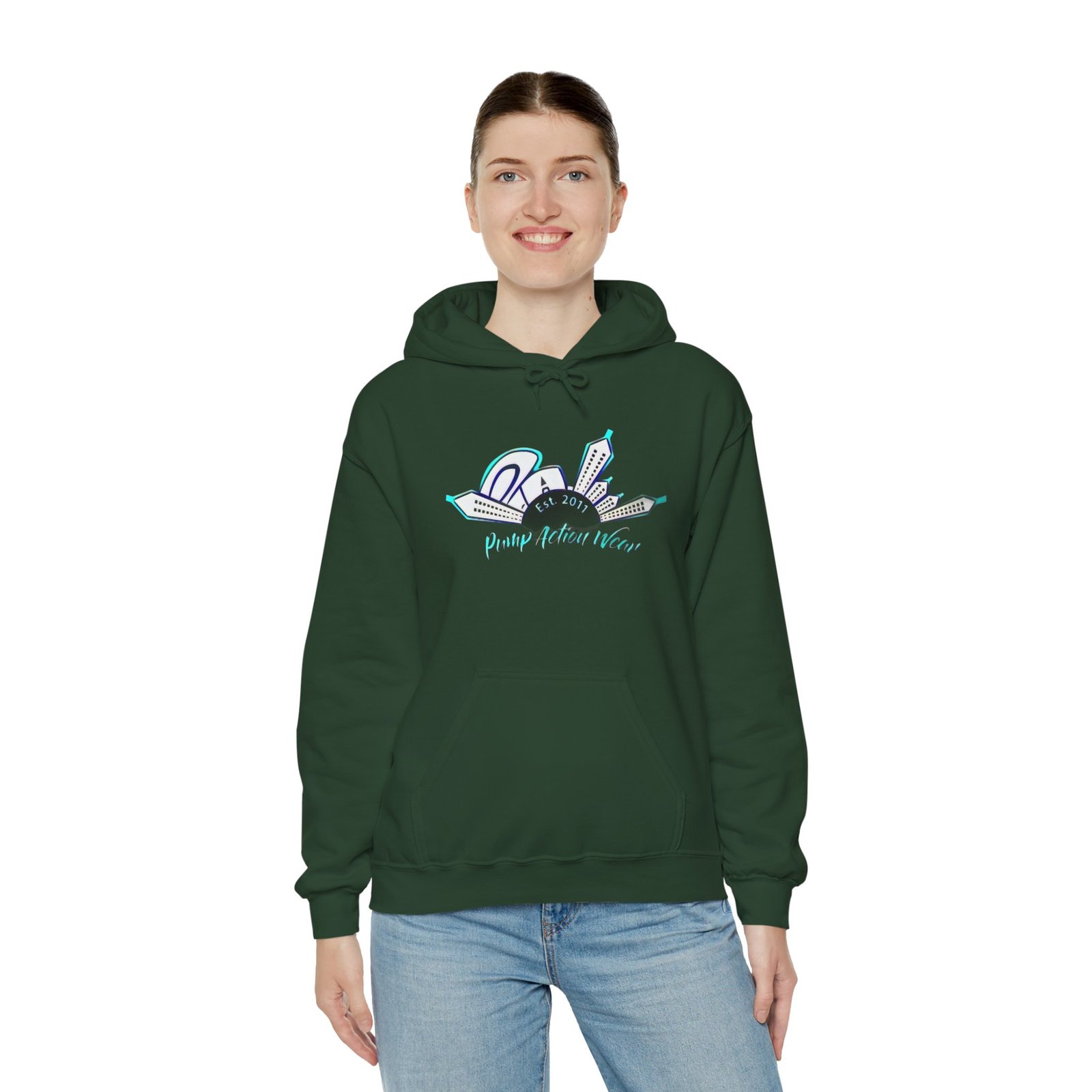 City Skyline Hoodie – "Pushing Detroit Motors" Graphic Hooded Sweatshirt - Image 16