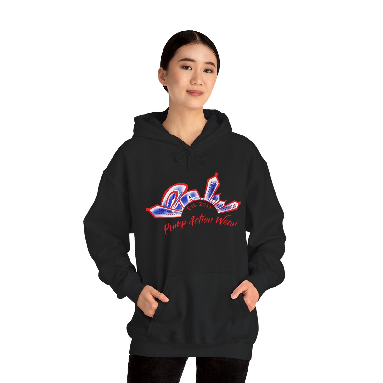 City Skyline Hoodie — 'Proud Detroit Wear' Retro Detroit Graphic Pullover - Image 10