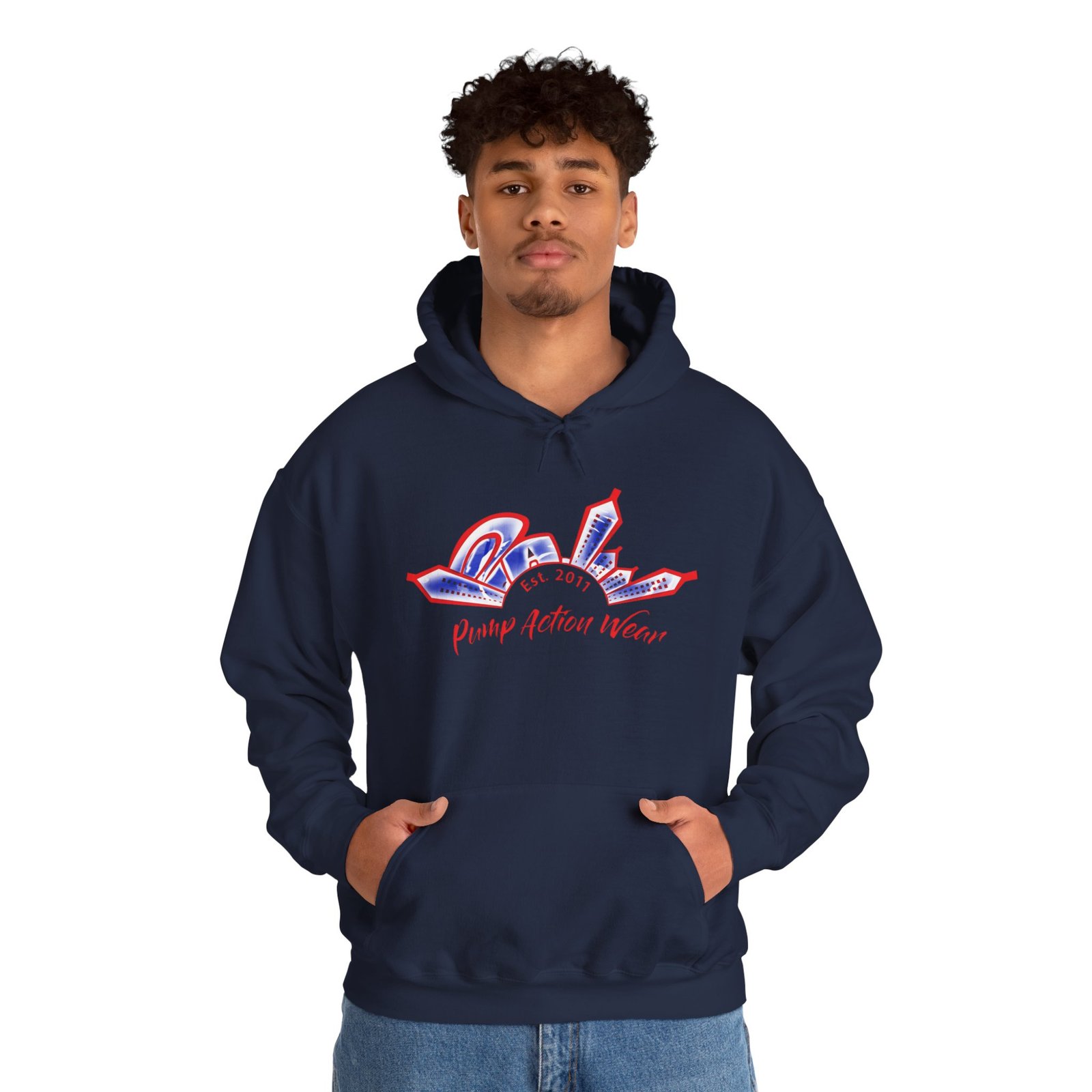 City Skyline Hoodie — 'Proud Detroit Wear' Retro Detroit Graphic Pullover - Image 47