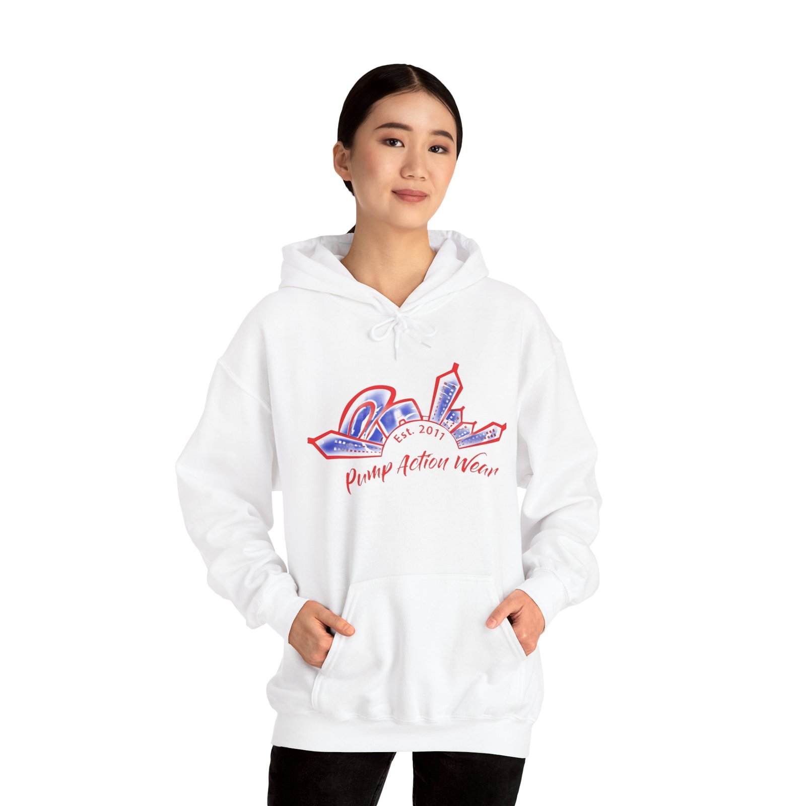 City Skyline Hoodie — 'Proud Detroit Wear' Retro Detroit Graphic Pullover - Image 6