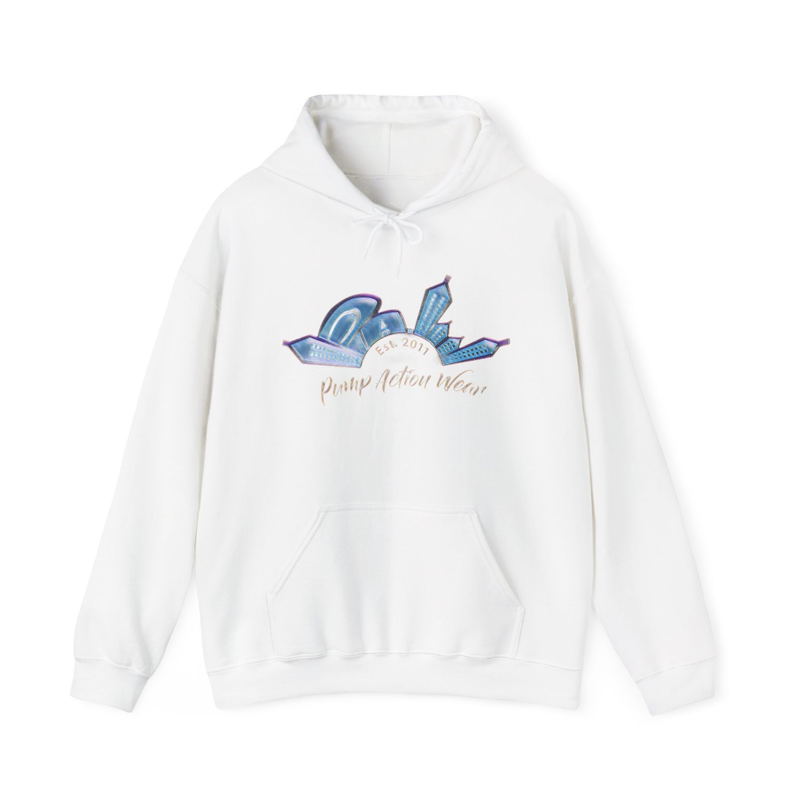 Hoodie • Peaceful Urban Skyline Graphic "Planet Urban Home" - Image 9