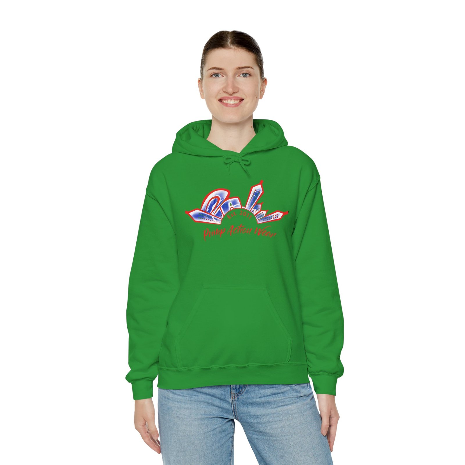 City Skyline Hoodie — 'Proud Detroit Wear' Retro Detroit Graphic Pullover - Image 32