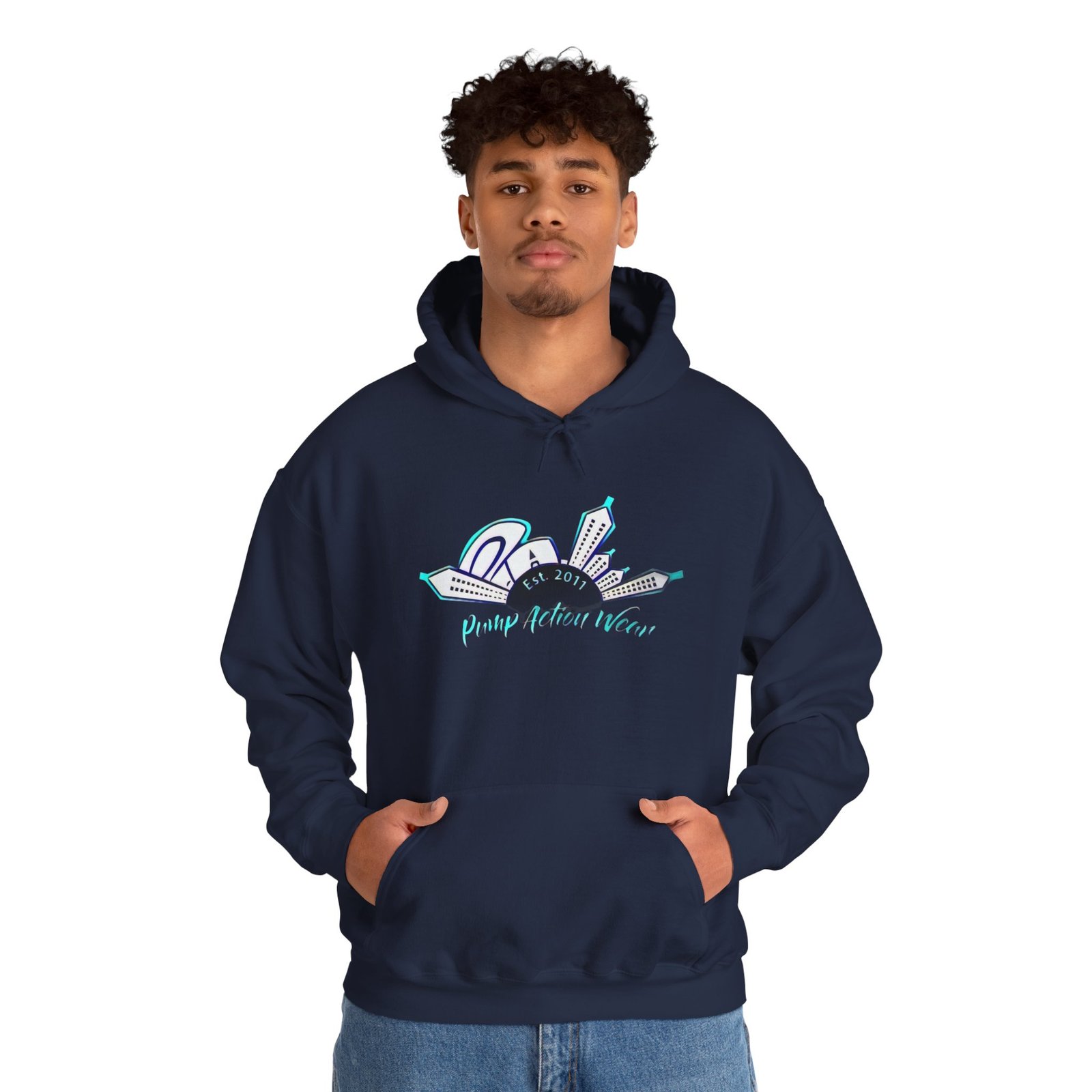 City Skyline Hoodie – "Pushing Detroit Motors" Graphic Hooded Sweatshirt - Image 31