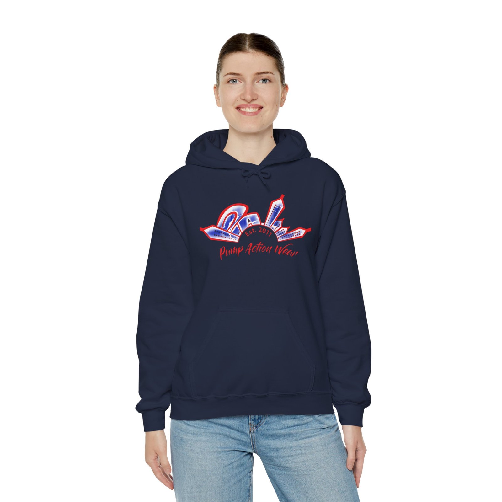 City Skyline Hoodie — 'Proud Detroit Wear' Retro Detroit Graphic Pullover - Image 48
