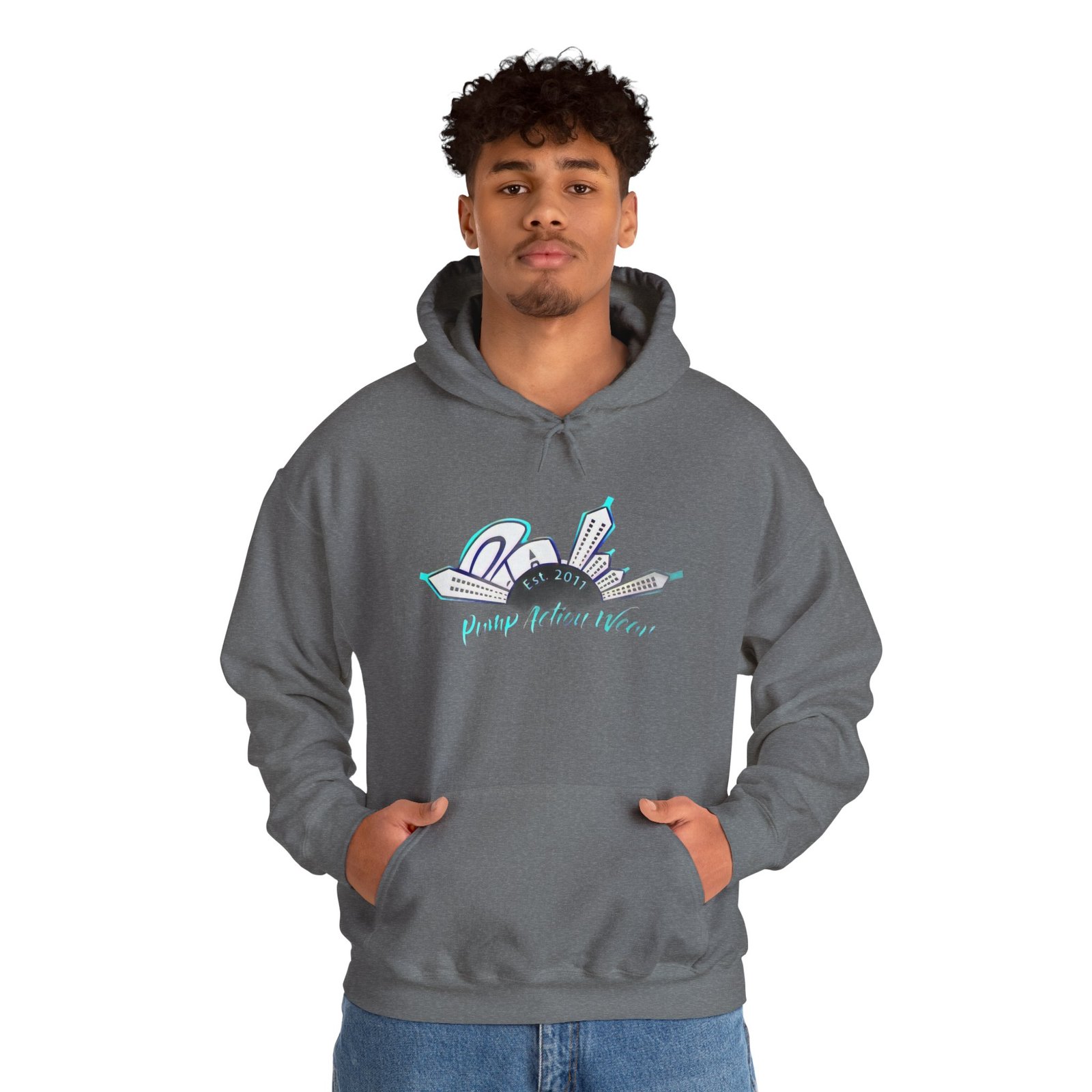 City Skyline Hoodie – "Pushing Detroit Motors" Graphic Hooded Sweatshirt - Image 19