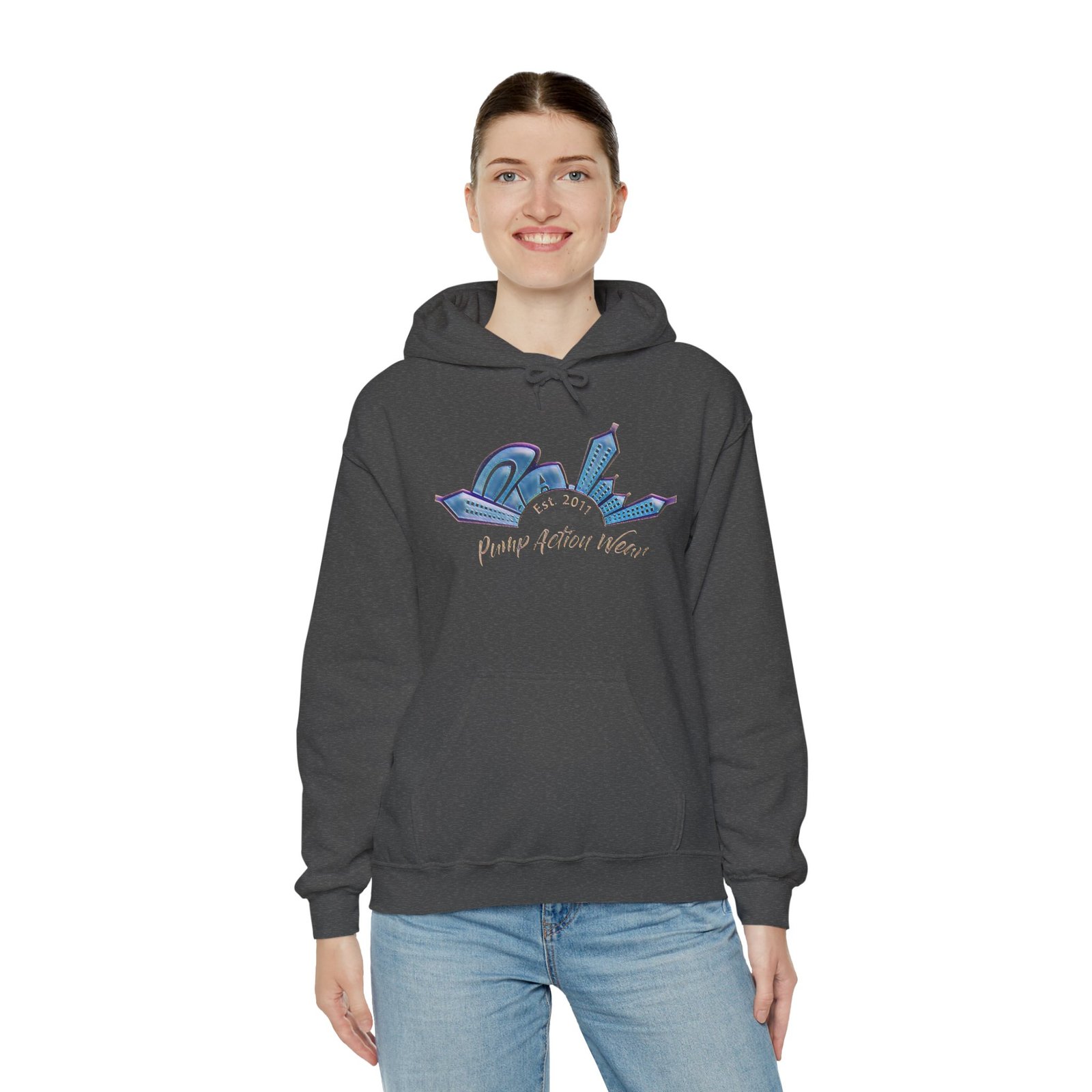 Hoodie • Peaceful Urban Skyline Graphic "Planet Urban Home" - Image 8