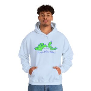 City Skyline Hoodie — "Plump Better Wear" Neon Graphic Streetwear