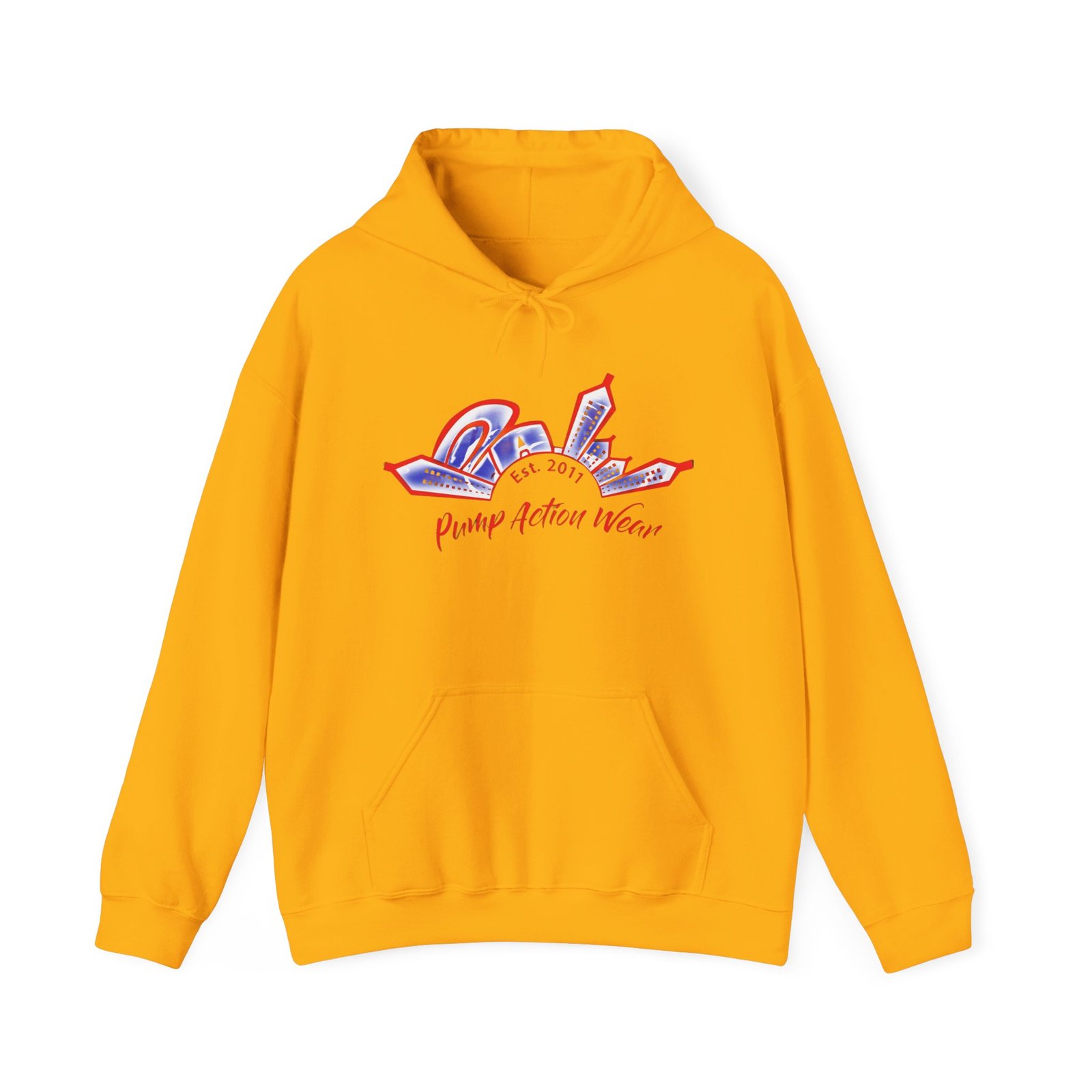 City Skyline Hoodie — 'Proud Detroit Wear' Retro Detroit Graphic Pullover - Image 17
