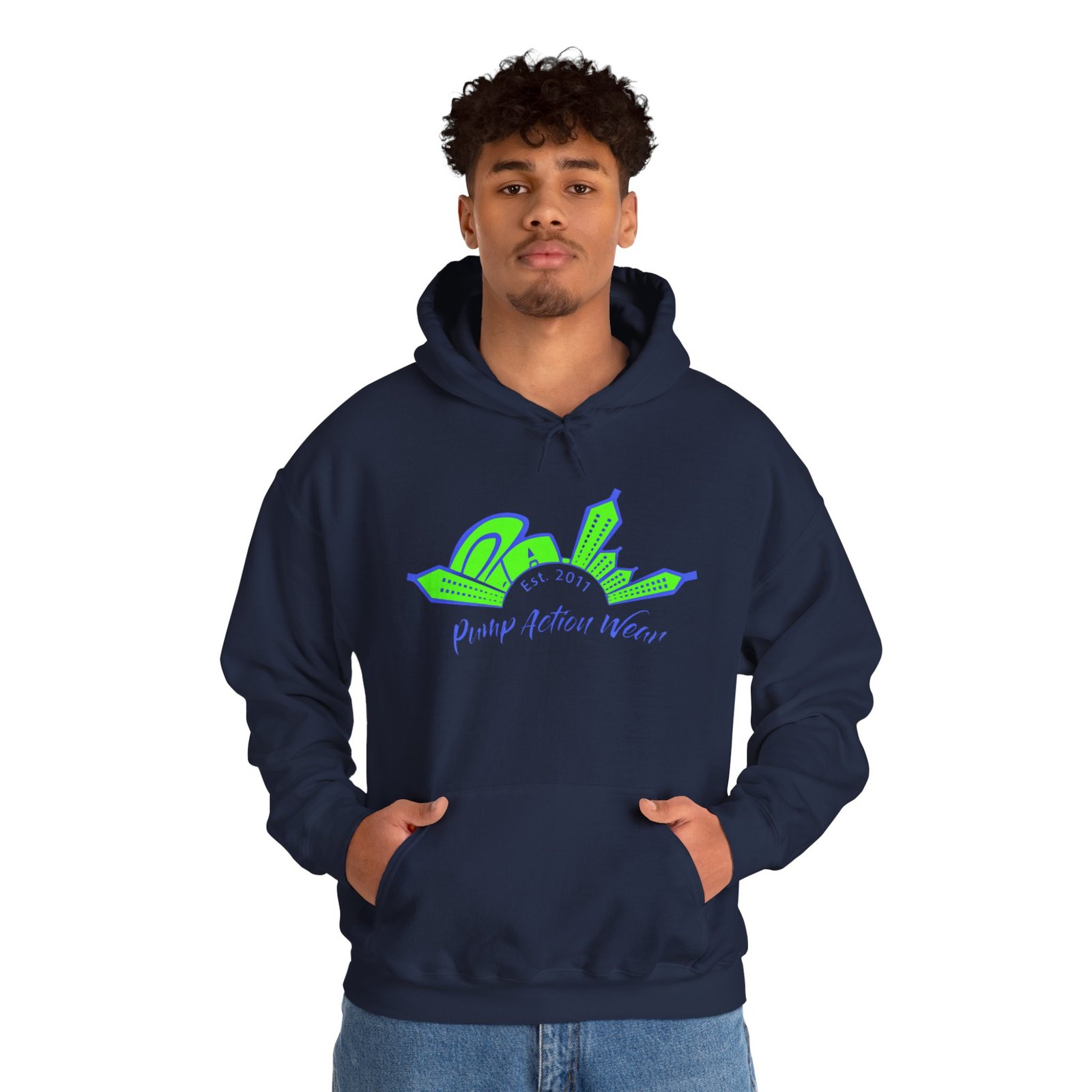 City Skyline Hoodie — "Plump Better Wear" Neon Graphic Streetwear - Image 43
