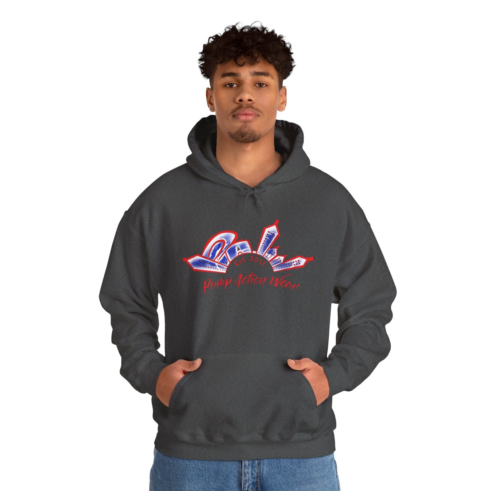 City Skyline Hoodie — 'Proud Detroit Wear' Retro Detroit Graphic Pullover - Image 35