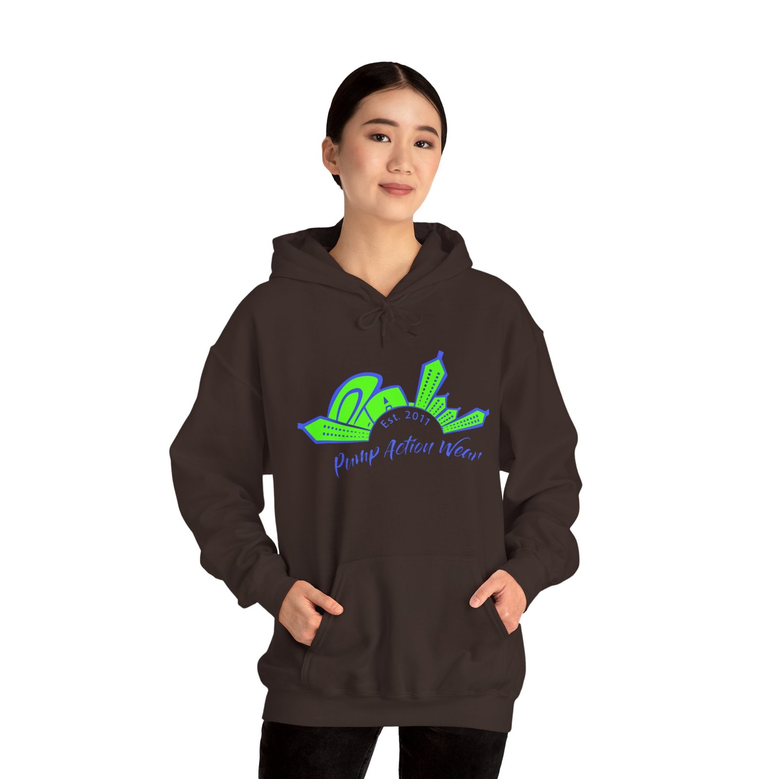 City Skyline Hoodie — "Plump Better Wear" Neon Graphic Streetwear - Image 34