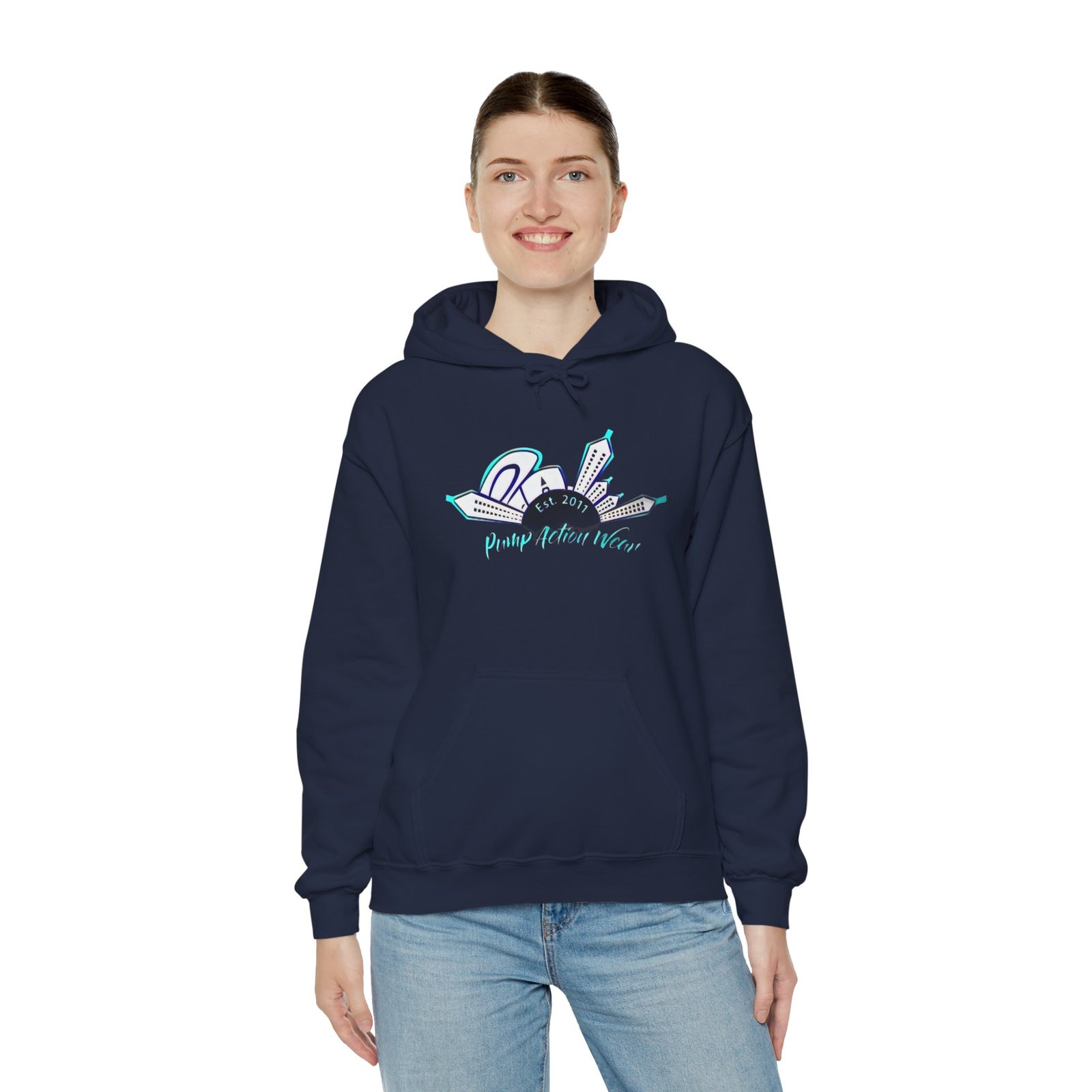 City Skyline Hoodie – "Pushing Detroit Motors" Graphic Hooded Sweatshirt - Image 32