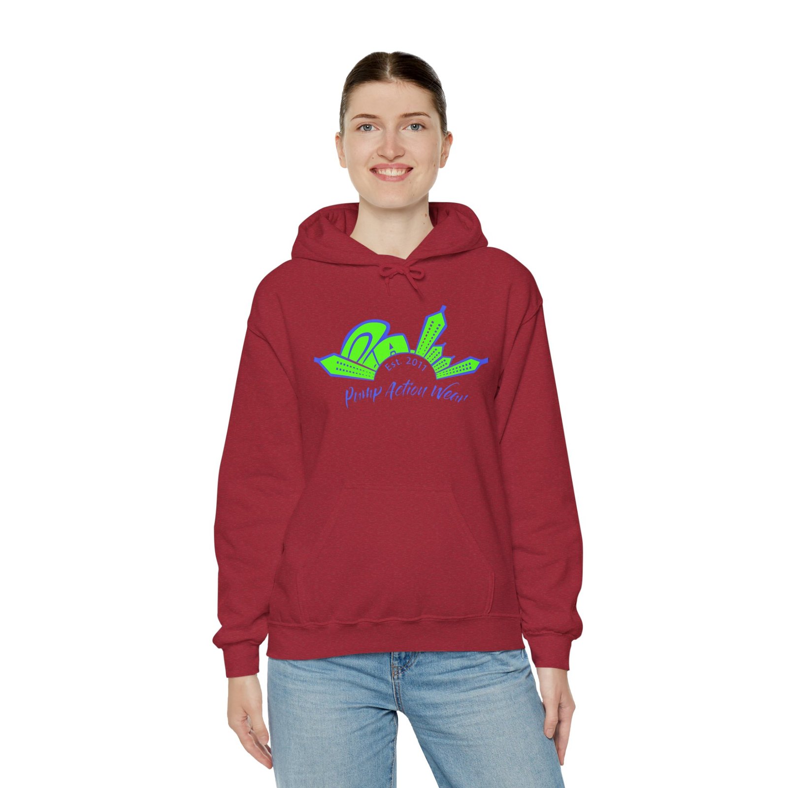 City Skyline Hoodie — "Plump Better Wear" Neon Graphic Streetwear - Image 48