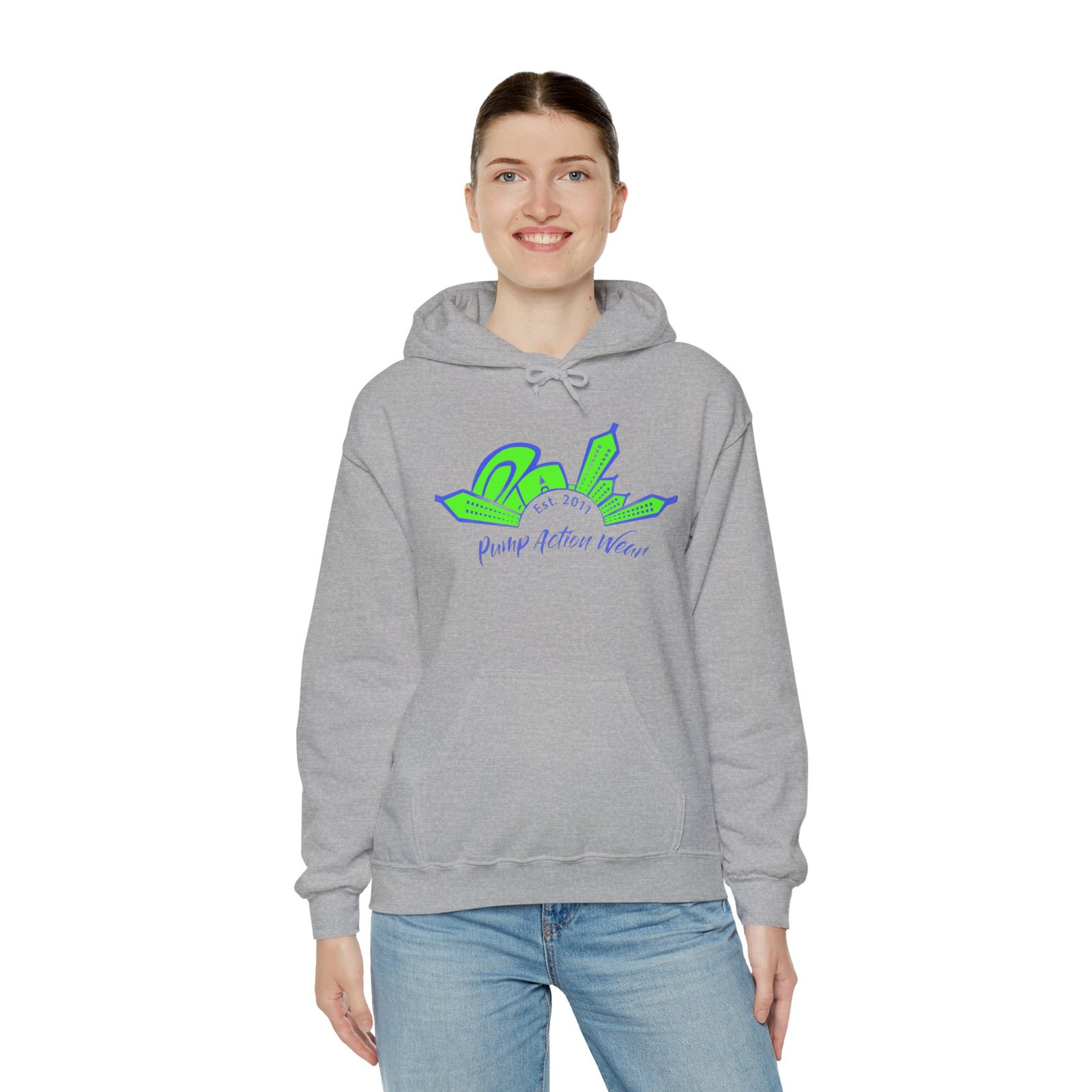 City Skyline Hoodie — "Plump Better Wear" Neon Graphic Streetwear - Image 24