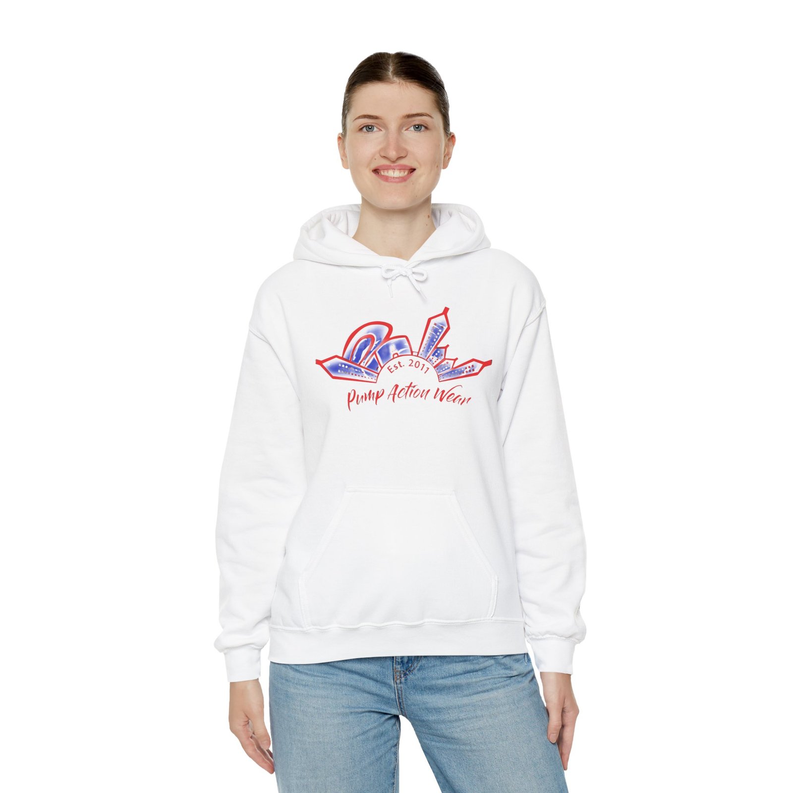 City Skyline Hoodie — 'Proud Detroit Wear' Retro Detroit Graphic Pullover - Image 8