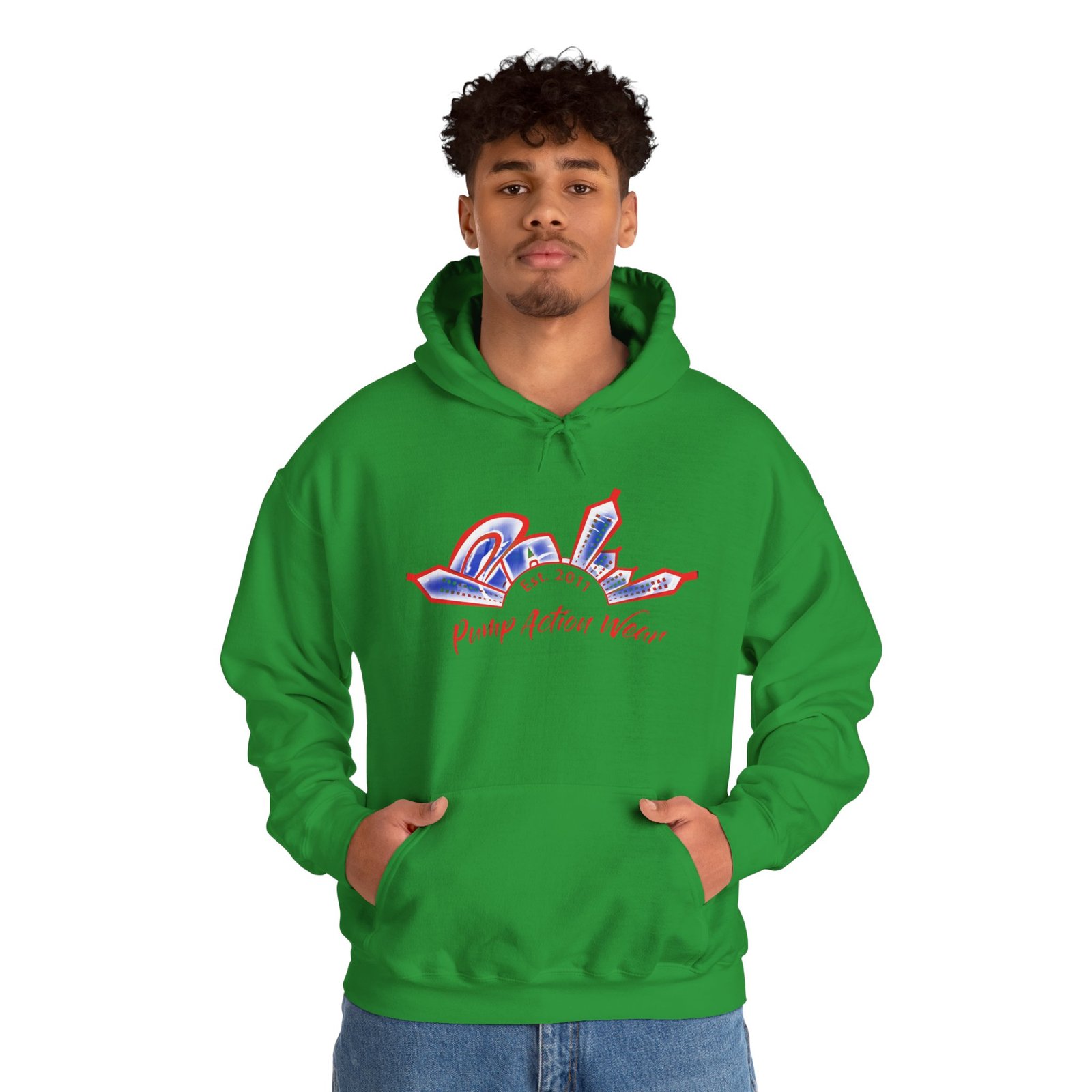 City Skyline Hoodie — 'Proud Detroit Wear' Retro Detroit Graphic Pullover - Image 31