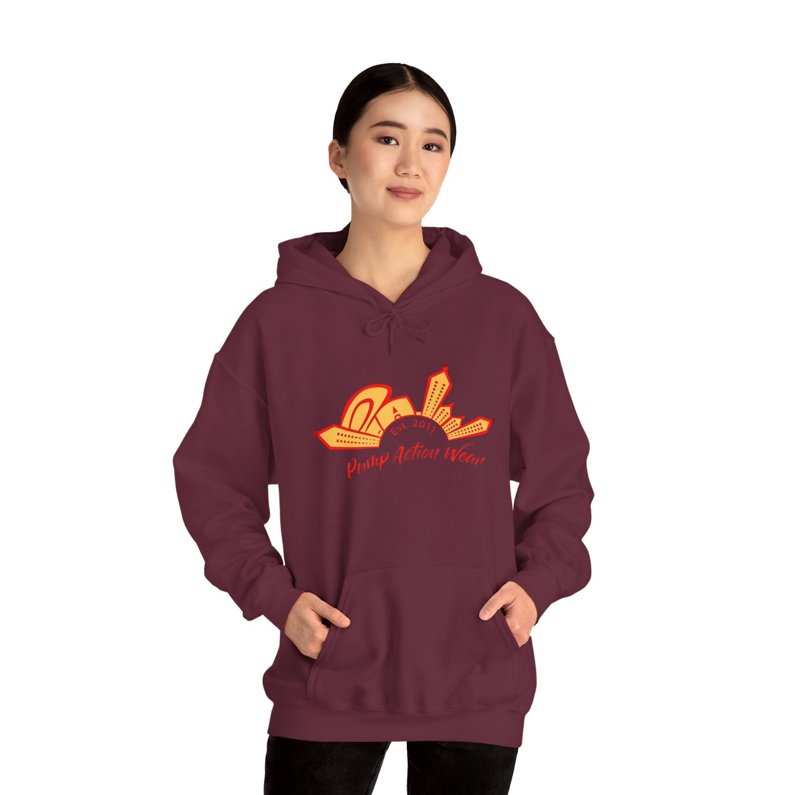 Hoodie - Proud Asian Mom Graphic Pullover - Image 22