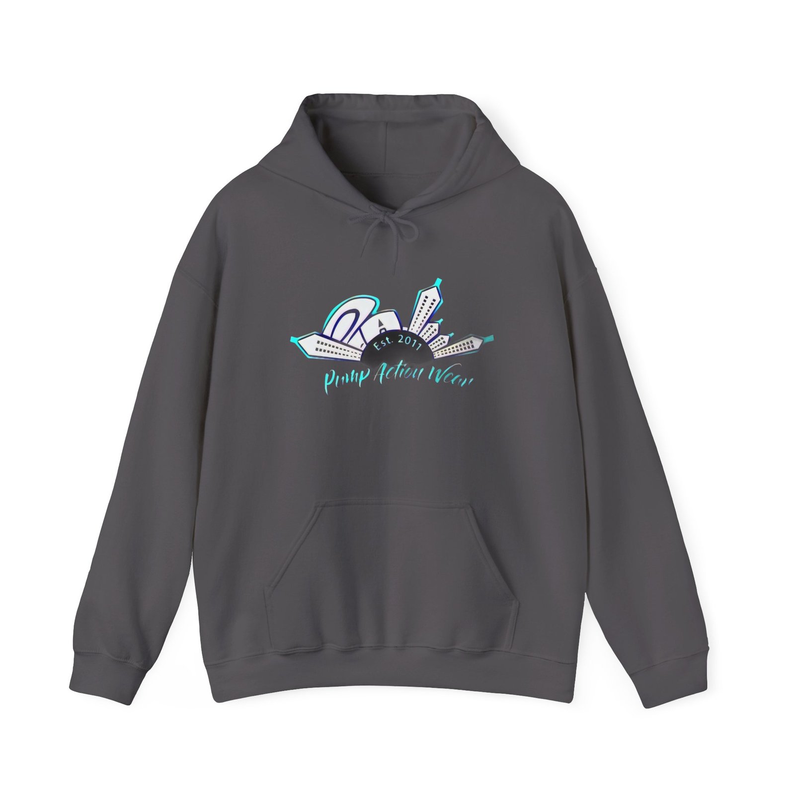City Skyline Hoodie – "Pushing Detroit Motors" Graphic Hooded Sweatshirt - Image 25