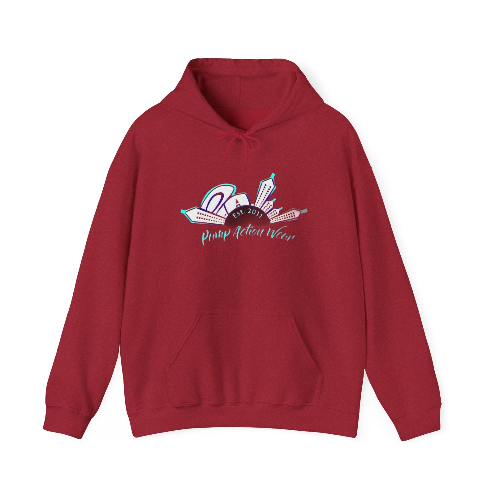 City Skyline Hoodie – "Pushing Detroit Motors" Graphic Hooded Sweatshirt - Image 37