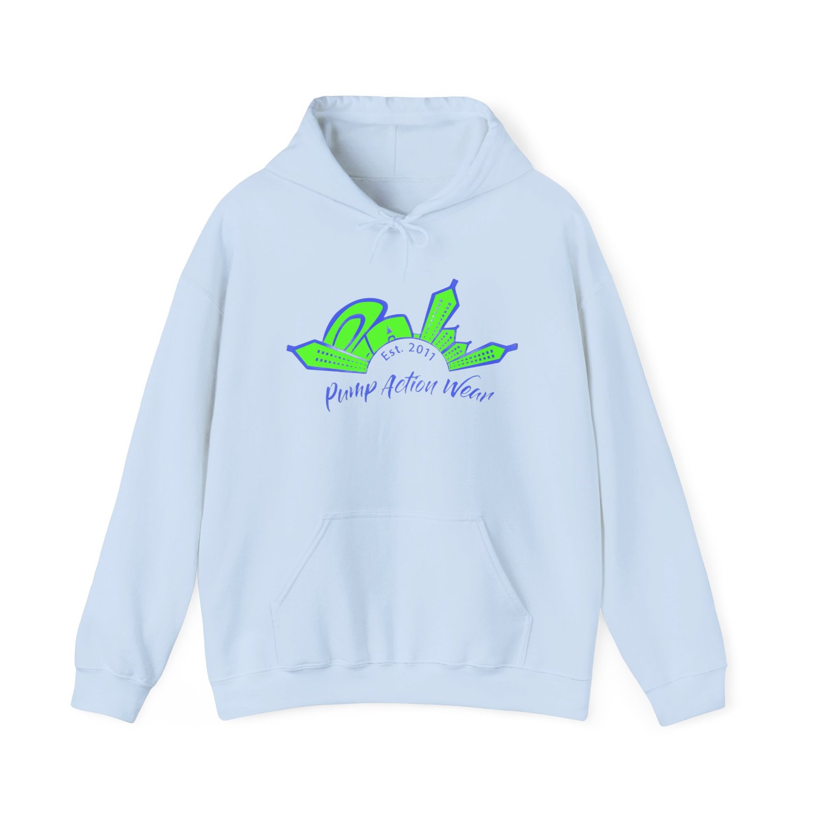 City Skyline Hoodie — "Plump Better Wear" Neon Graphic Streetwear - Image 2