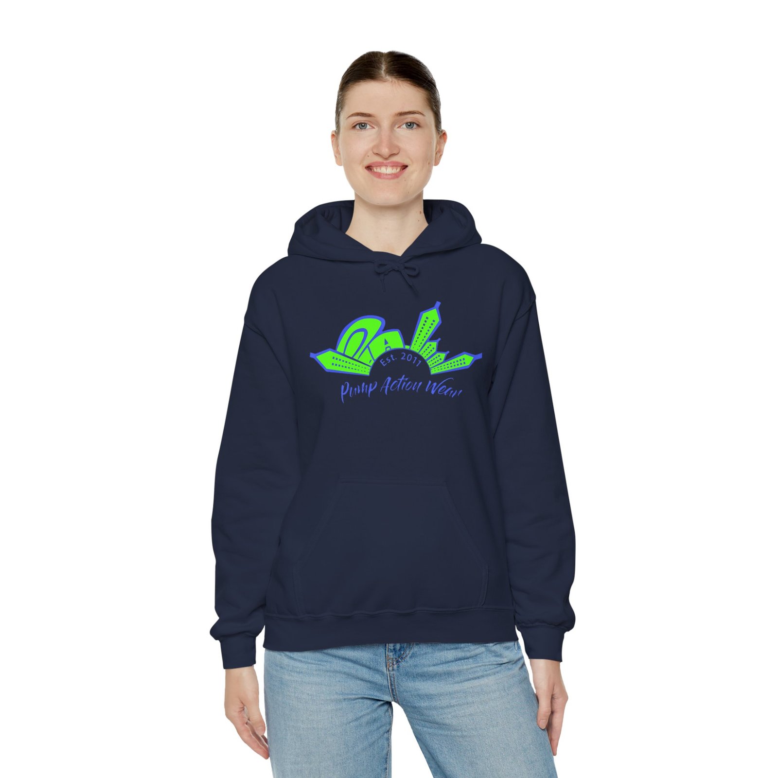 City Skyline Hoodie — "Plump Better Wear" Neon Graphic Streetwear - Image 44