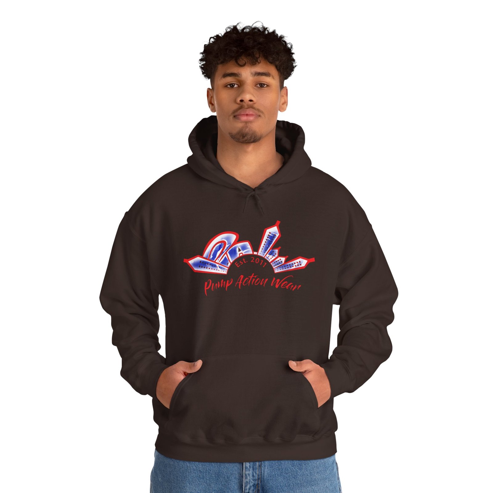 City Skyline Hoodie — 'Proud Detroit Wear' Retro Detroit Graphic Pullover - Image 27