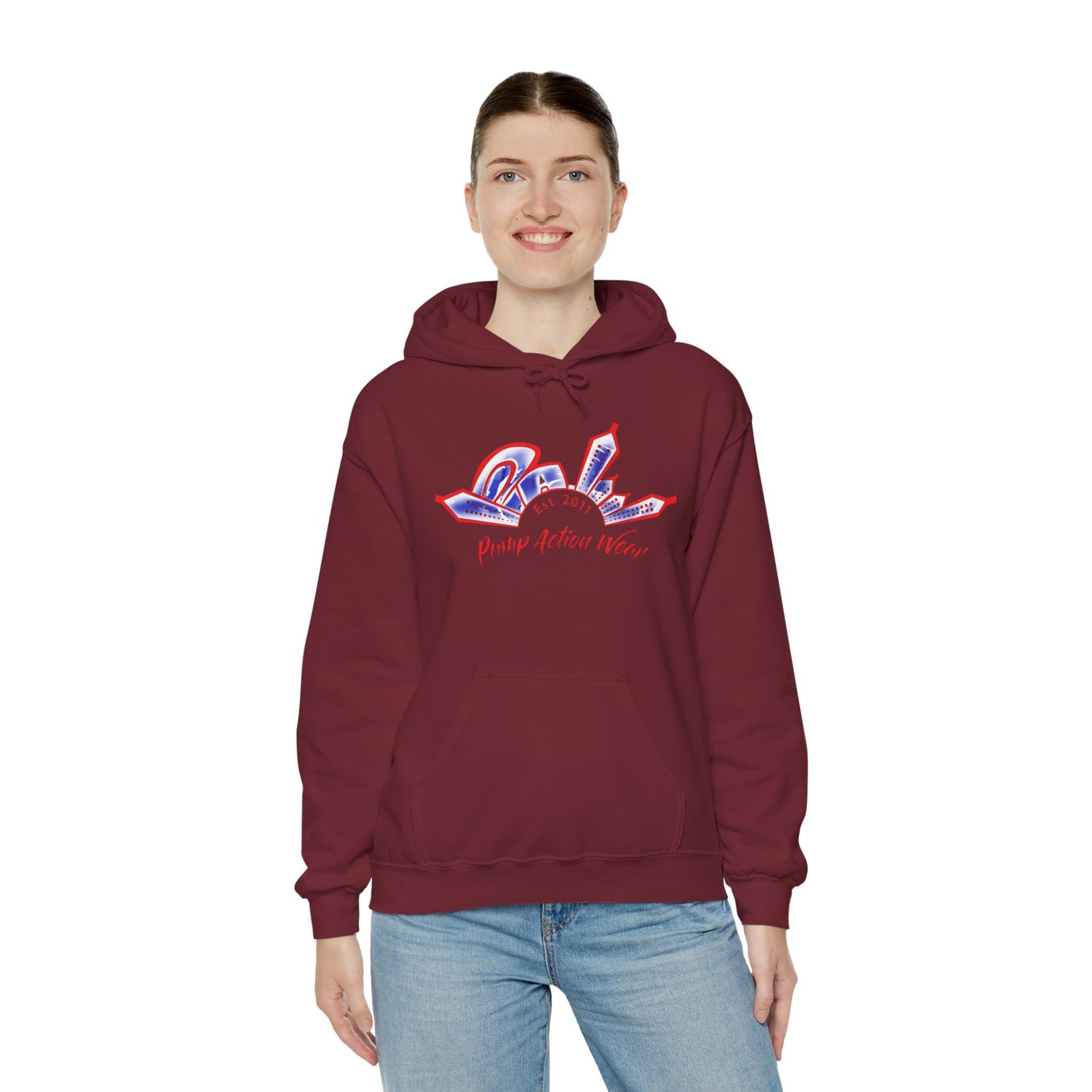 City Skyline Hoodie — 'Proud Detroit Wear' Retro Detroit Graphic Pullover - Image 56