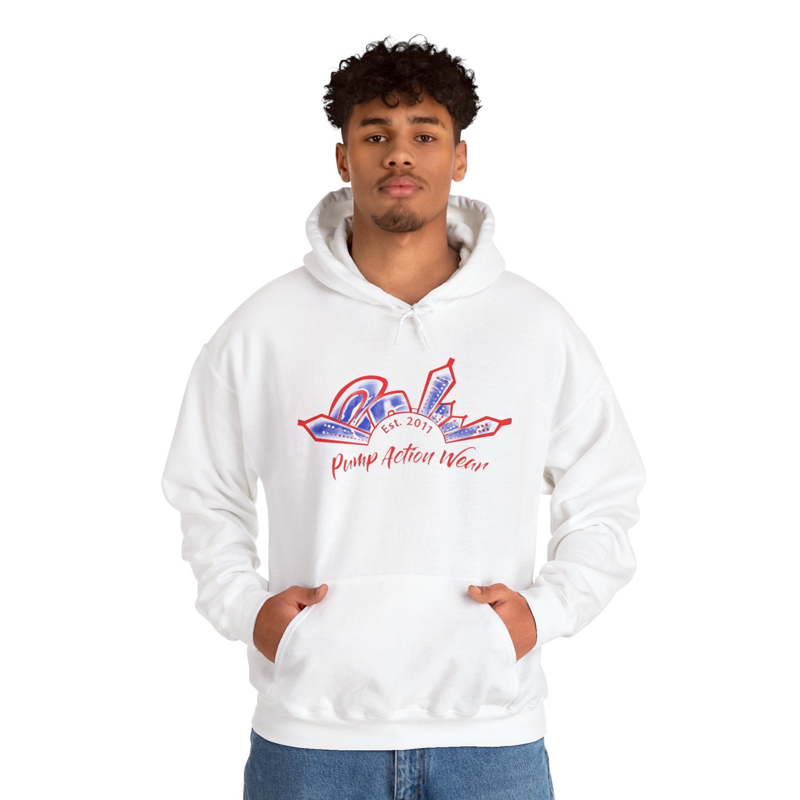 City Skyline Hoodie — 'Proud Detroit Wear' Retro Detroit Graphic Pullover - Image 7