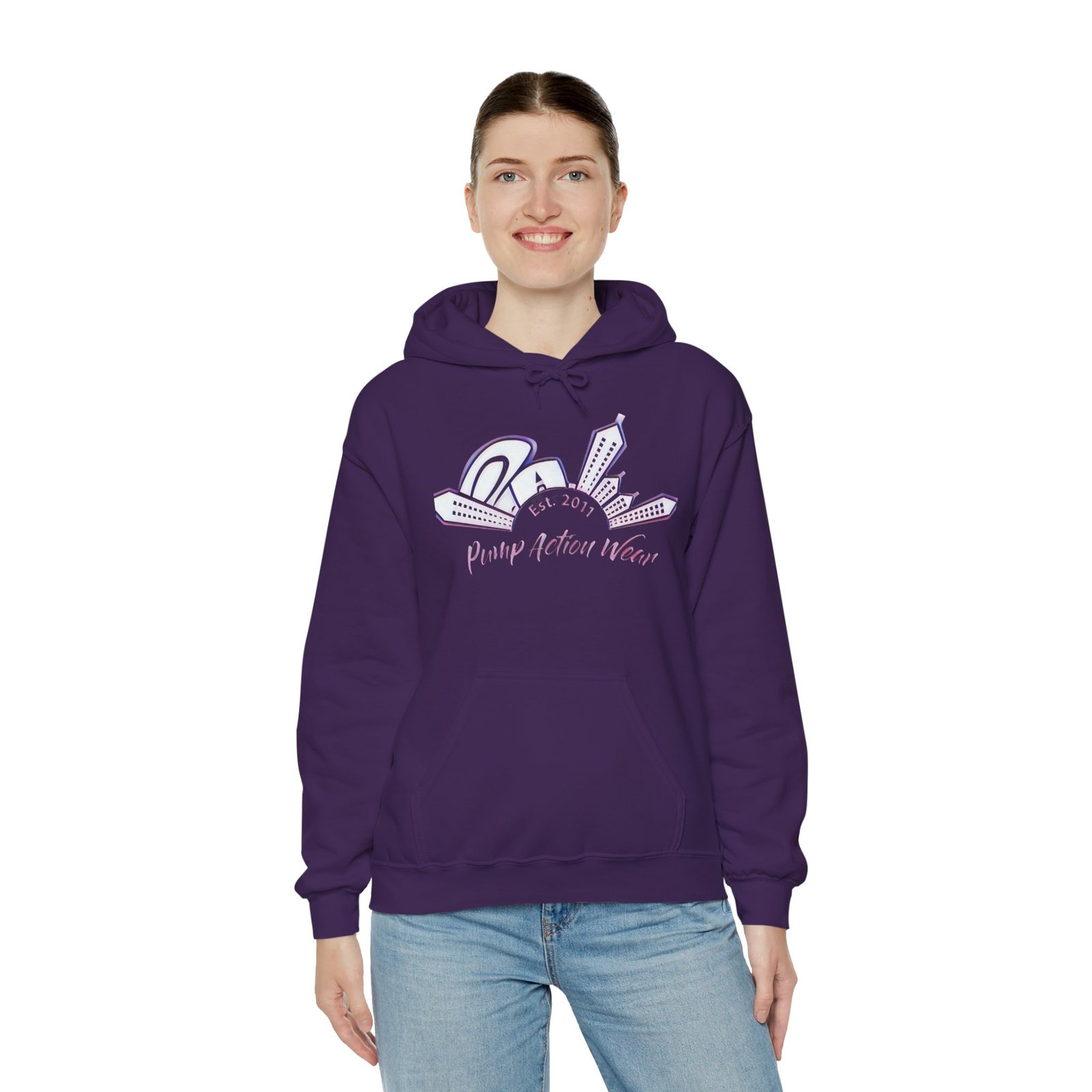 Plump Aesthetic Wear Hoodie — Pastel 90s Retro Logo Pullover - Image 4