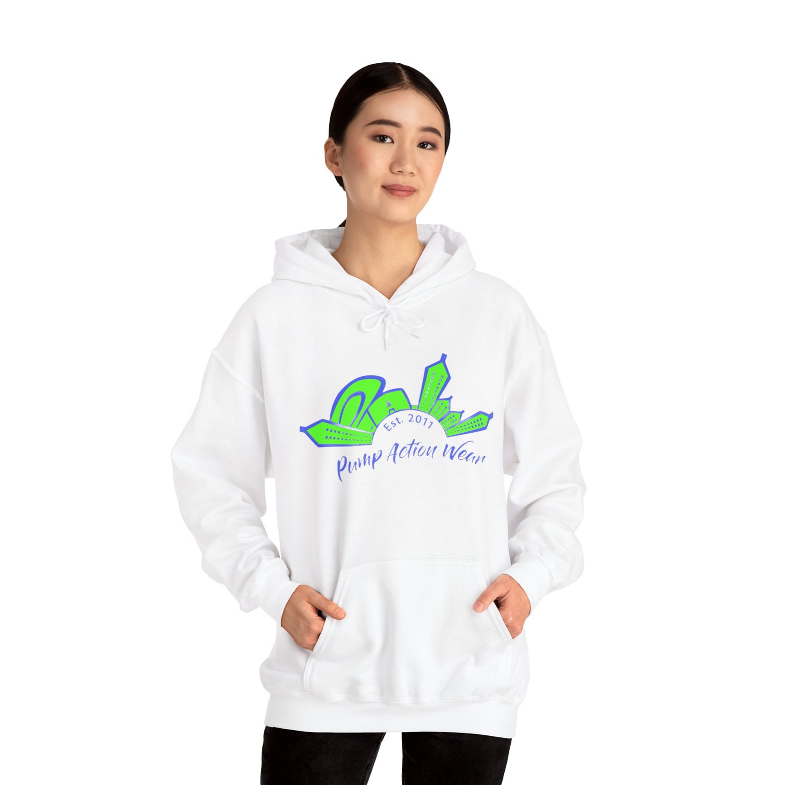 City Skyline Hoodie — "Plump Better Wear" Neon Graphic Streetwear - Image 6