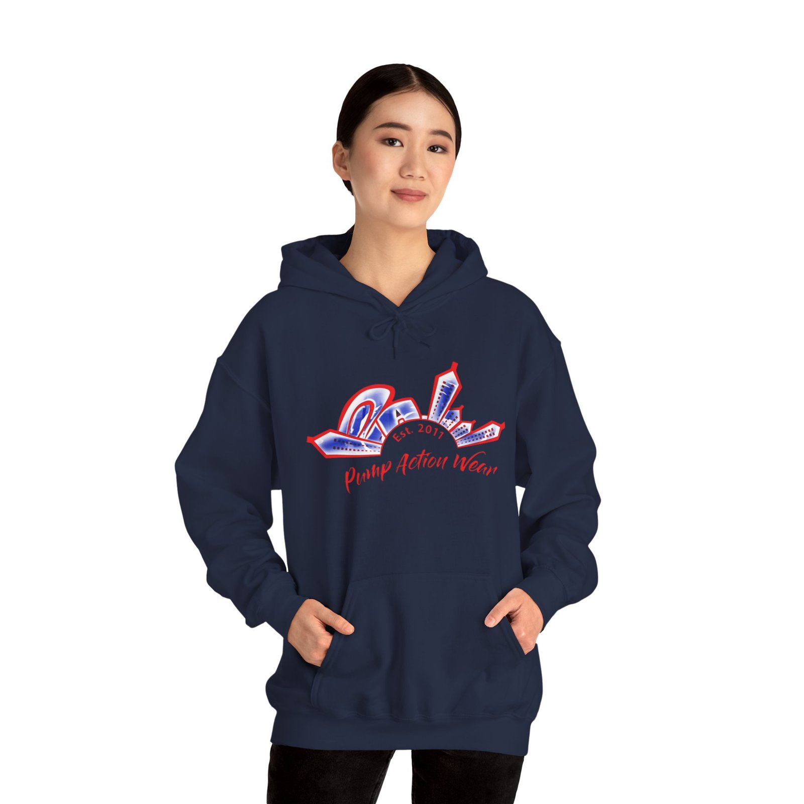 City Skyline Hoodie — 'Proud Detroit Wear' Retro Detroit Graphic Pullover - Image 46