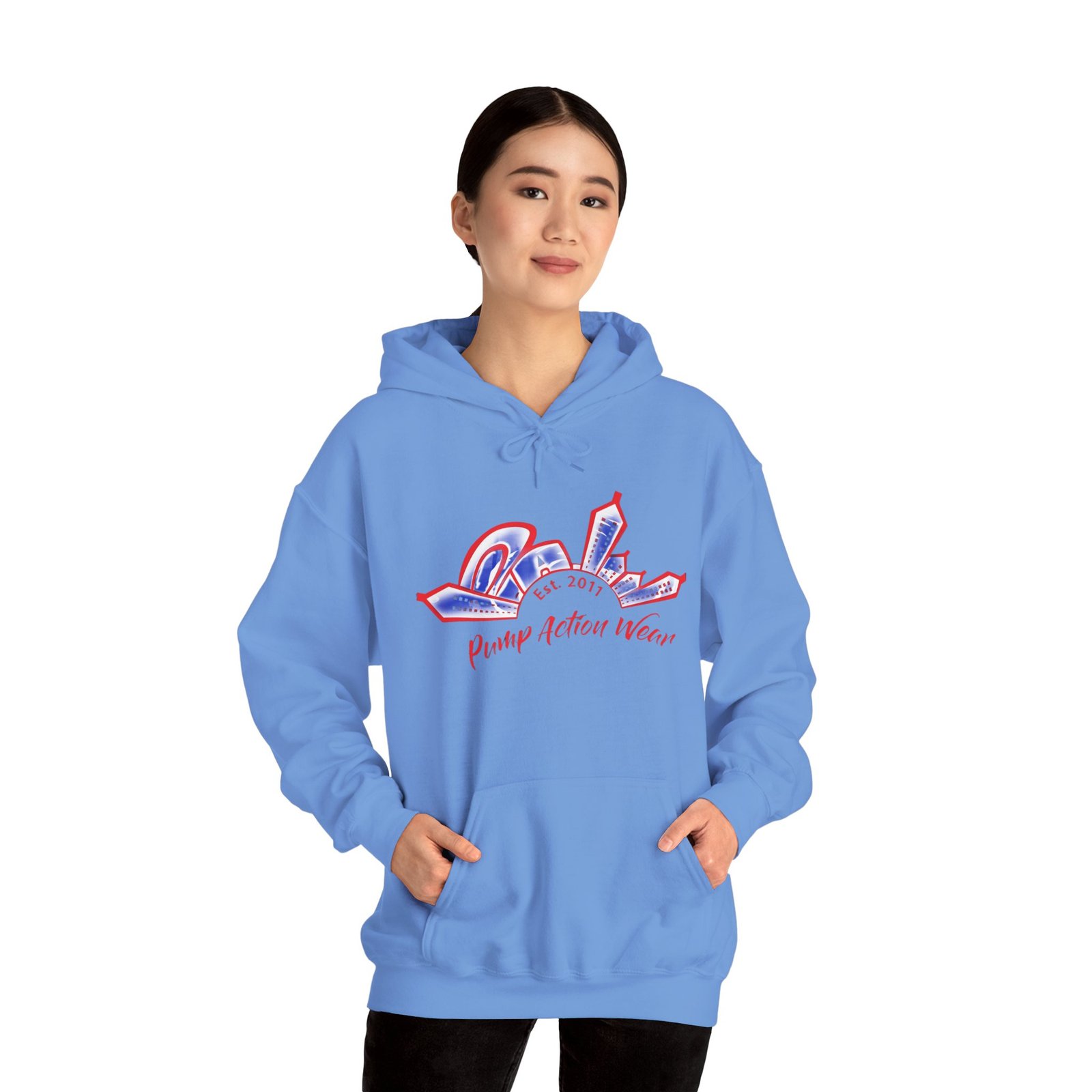 City Skyline Hoodie — 'Proud Detroit Wear' Retro Detroit Graphic Pullover - Image 42