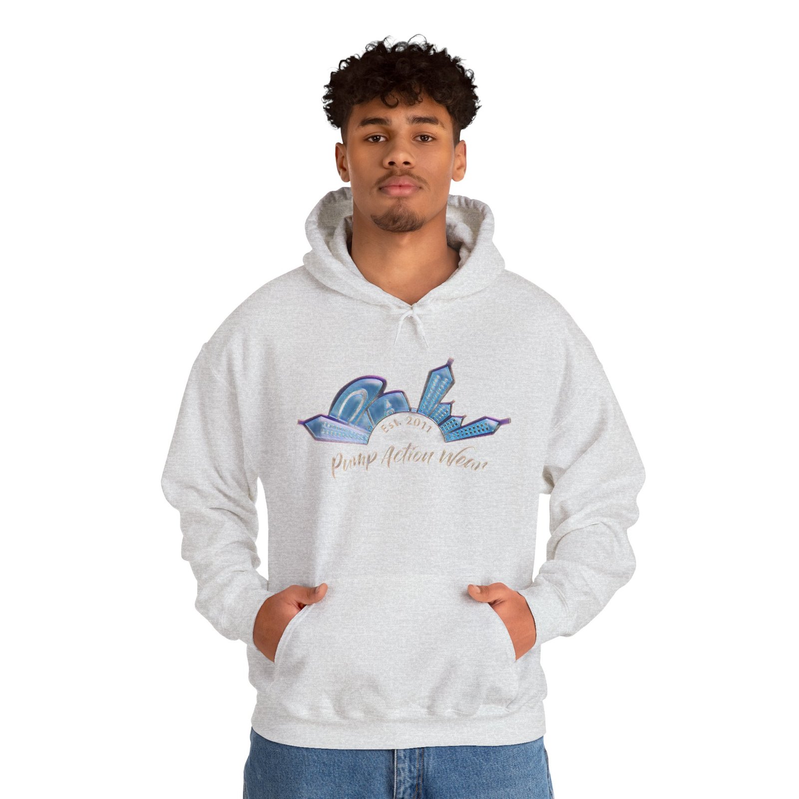 Hoodie • Peaceful Urban Skyline Graphic "Planet Urban Home" - Image 27