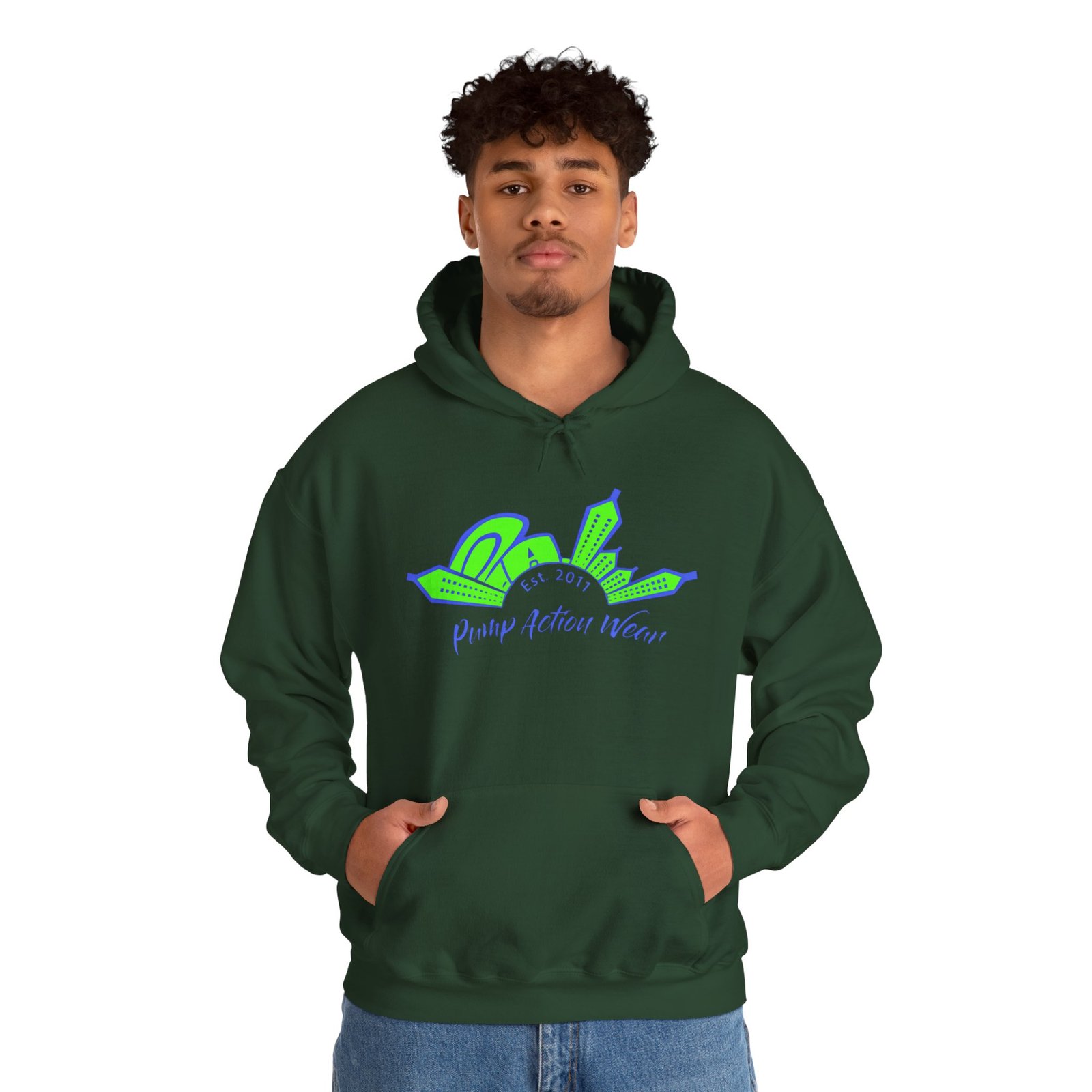 City Skyline Hoodie — "Plump Better Wear" Neon Graphic Streetwear - Image 39