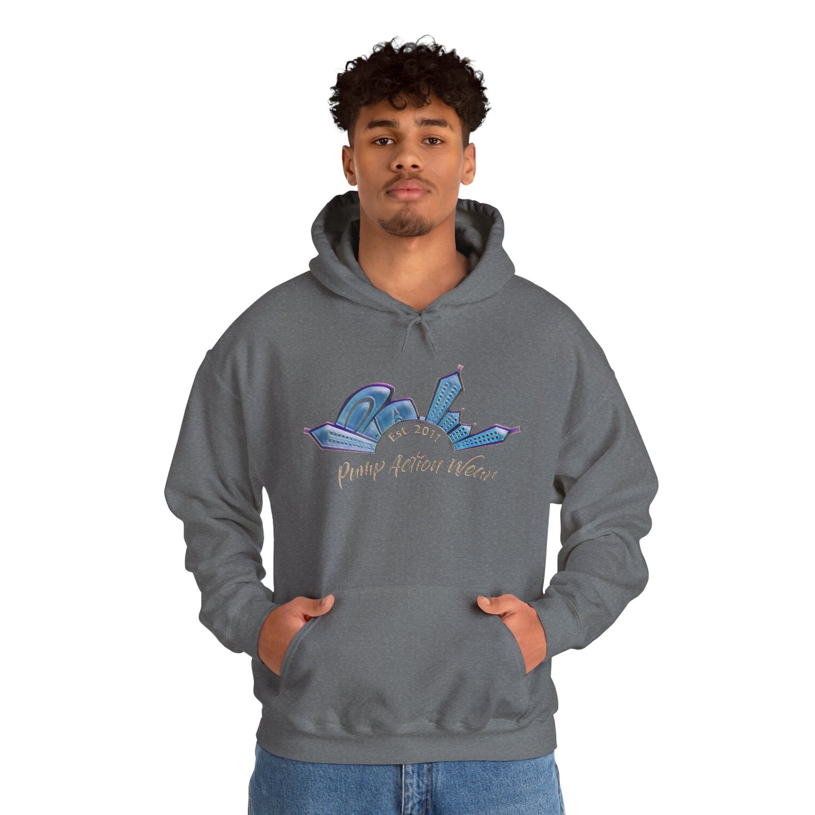 Hoodie • Peaceful Urban Skyline Graphic "Planet Urban Home" - Image 23
