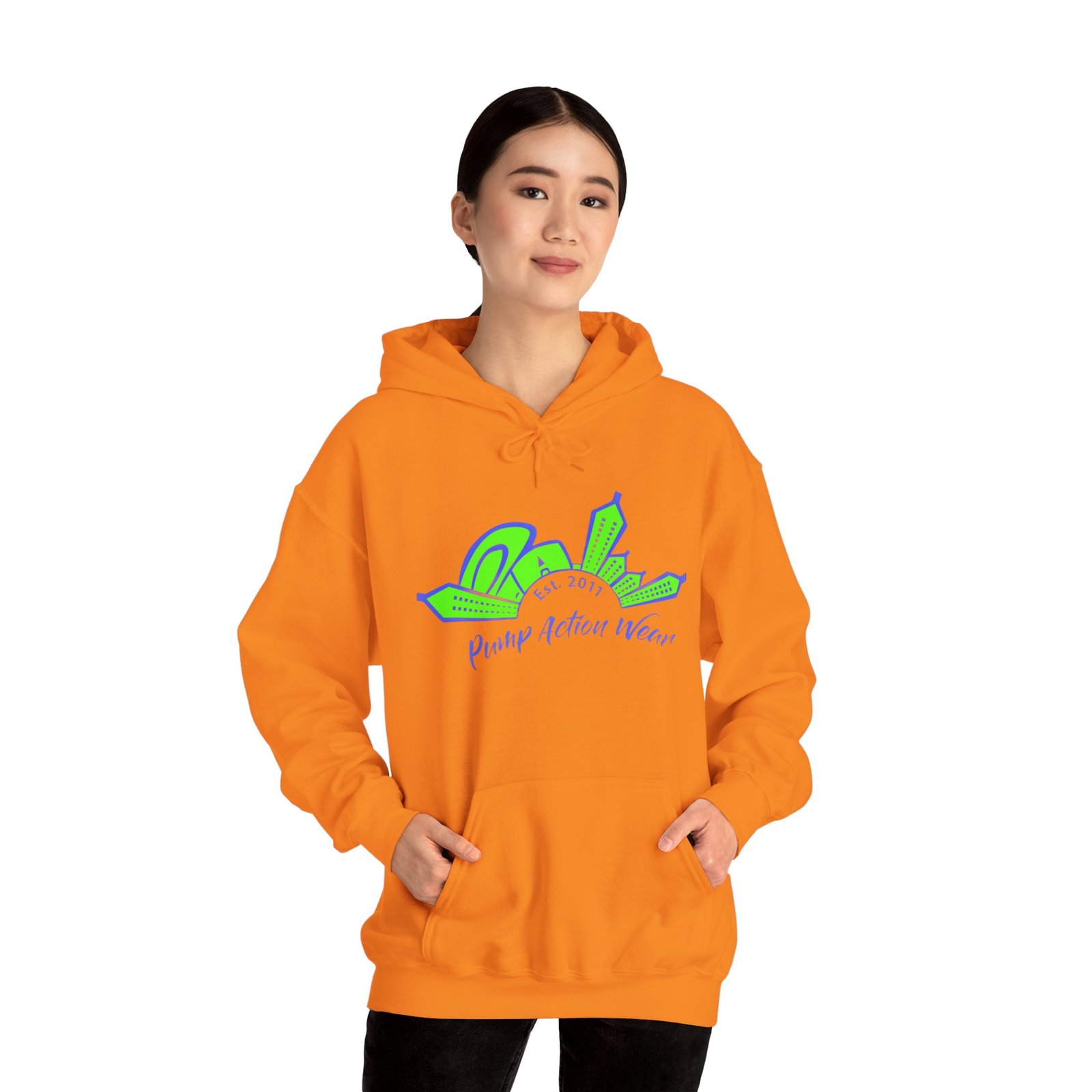City Skyline Hoodie — "Plump Better Wear" Neon Graphic Streetwear - Image 30